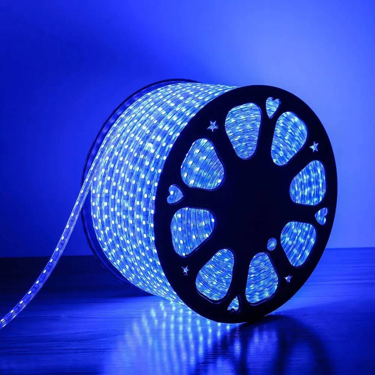 inooBeam 2400 LEDs 10.05 m Blue Steady Strip Rice Lights (Pack of