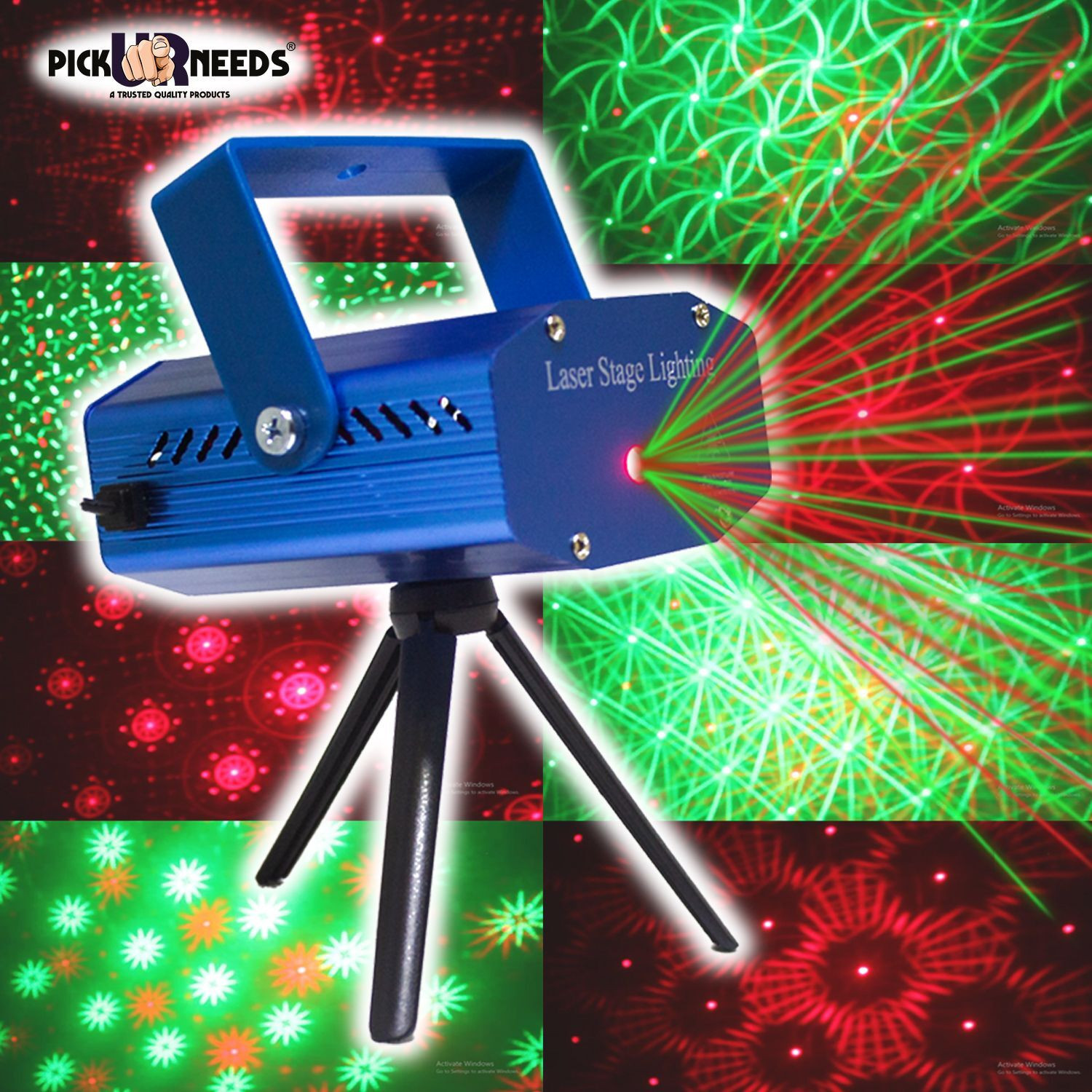 Image of Pick Ur Needs 138 LEDs 100 m Blue Color Changing, Flickering String Rice Lights
