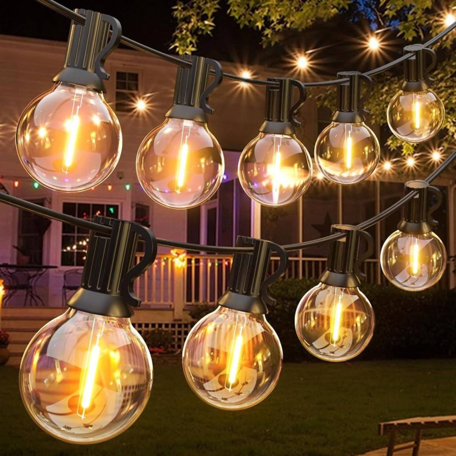 One94Store 25 LED Yellow Rice Lights 8m Pack of 1 - Image 1