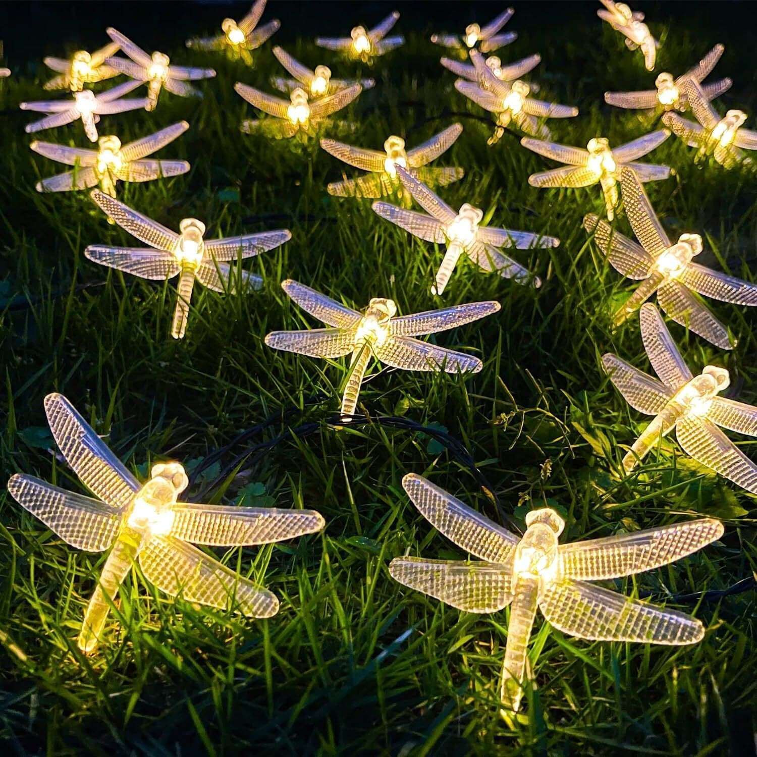 Image of Home Delight 14 LEDs 4 m Yellow Steady Wasp Rice Lights