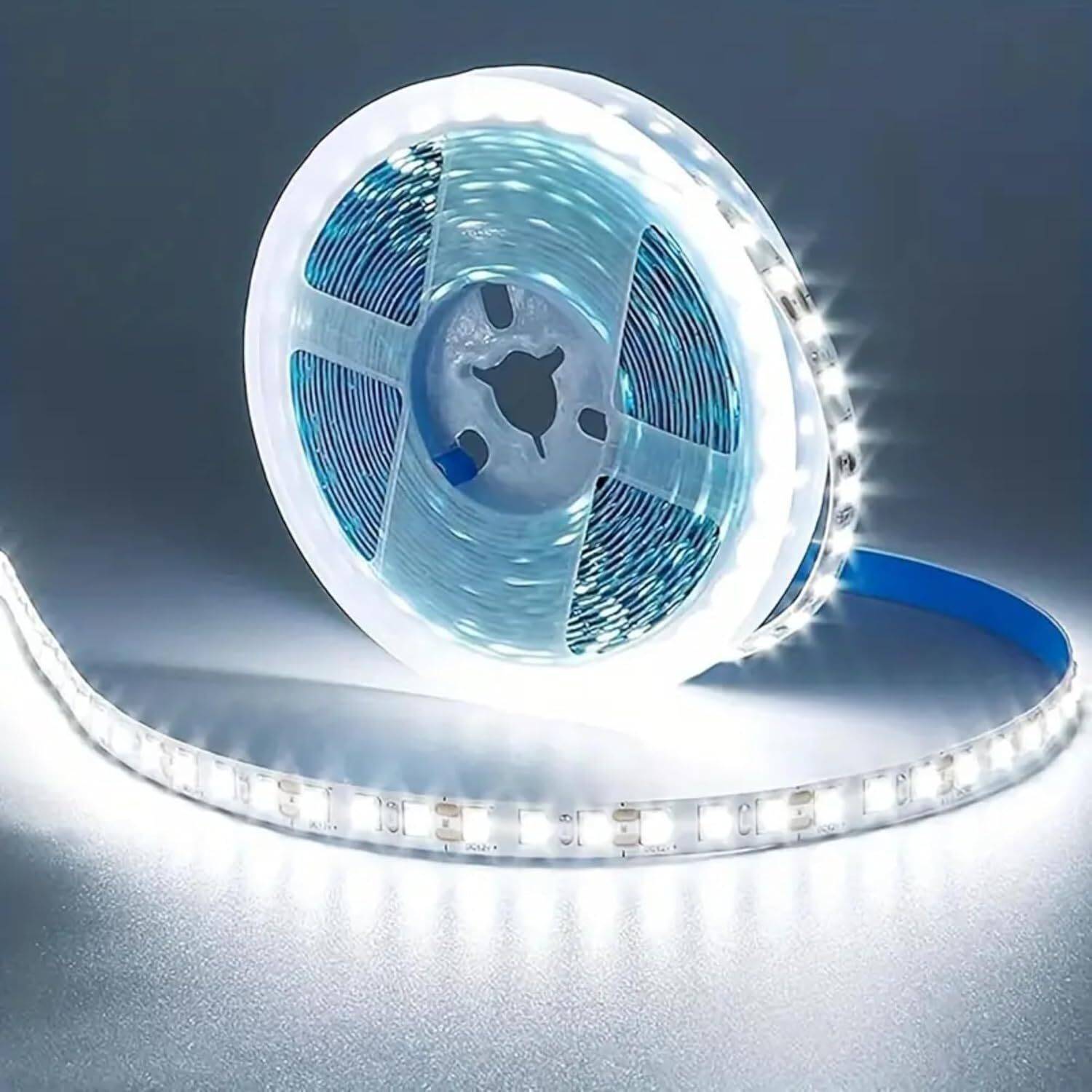Adwait 600 LEDs 5 m White Steady Strip Rice Lights