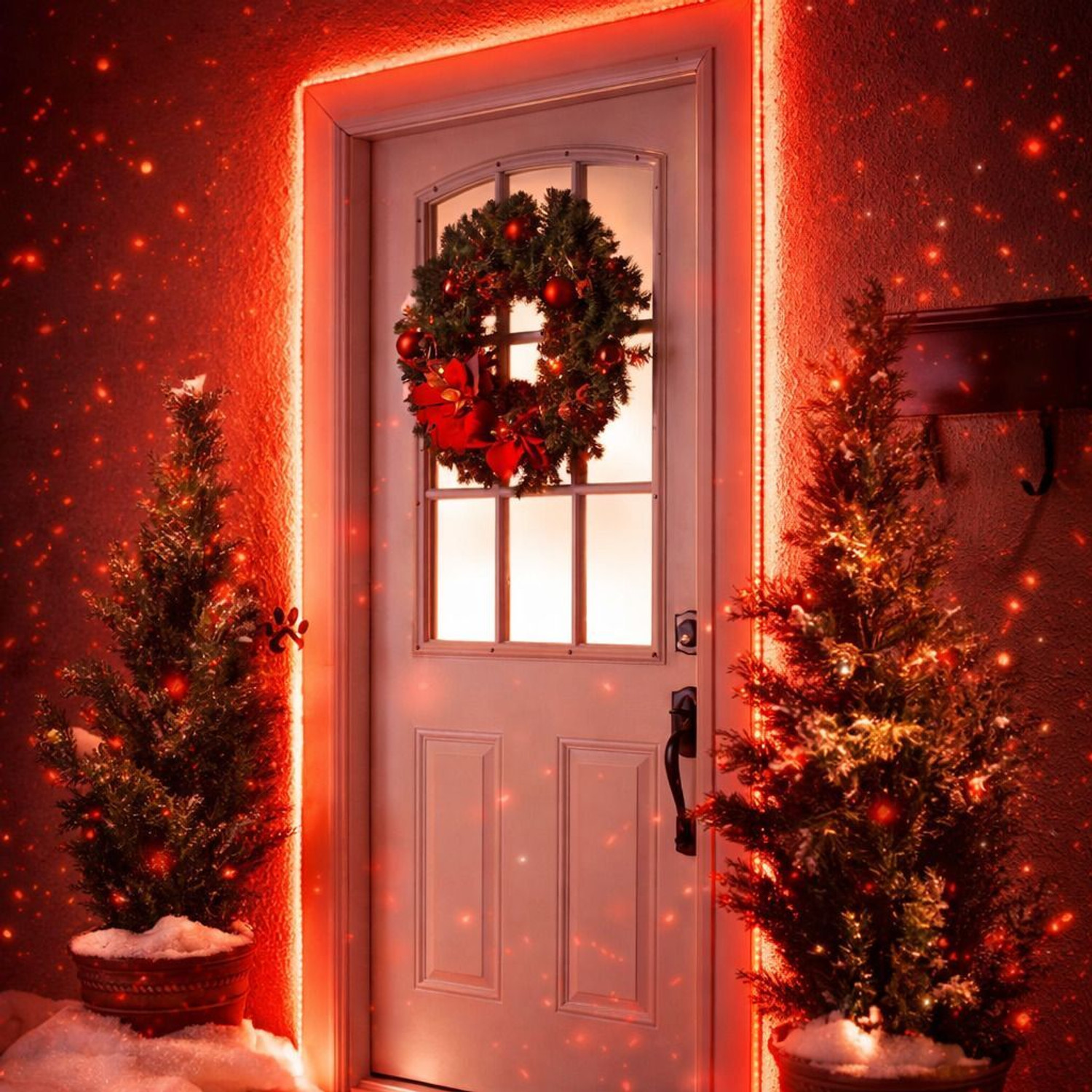 Image of spark world 1200 LEDs 3 m Red Steady Strip Rice Lights