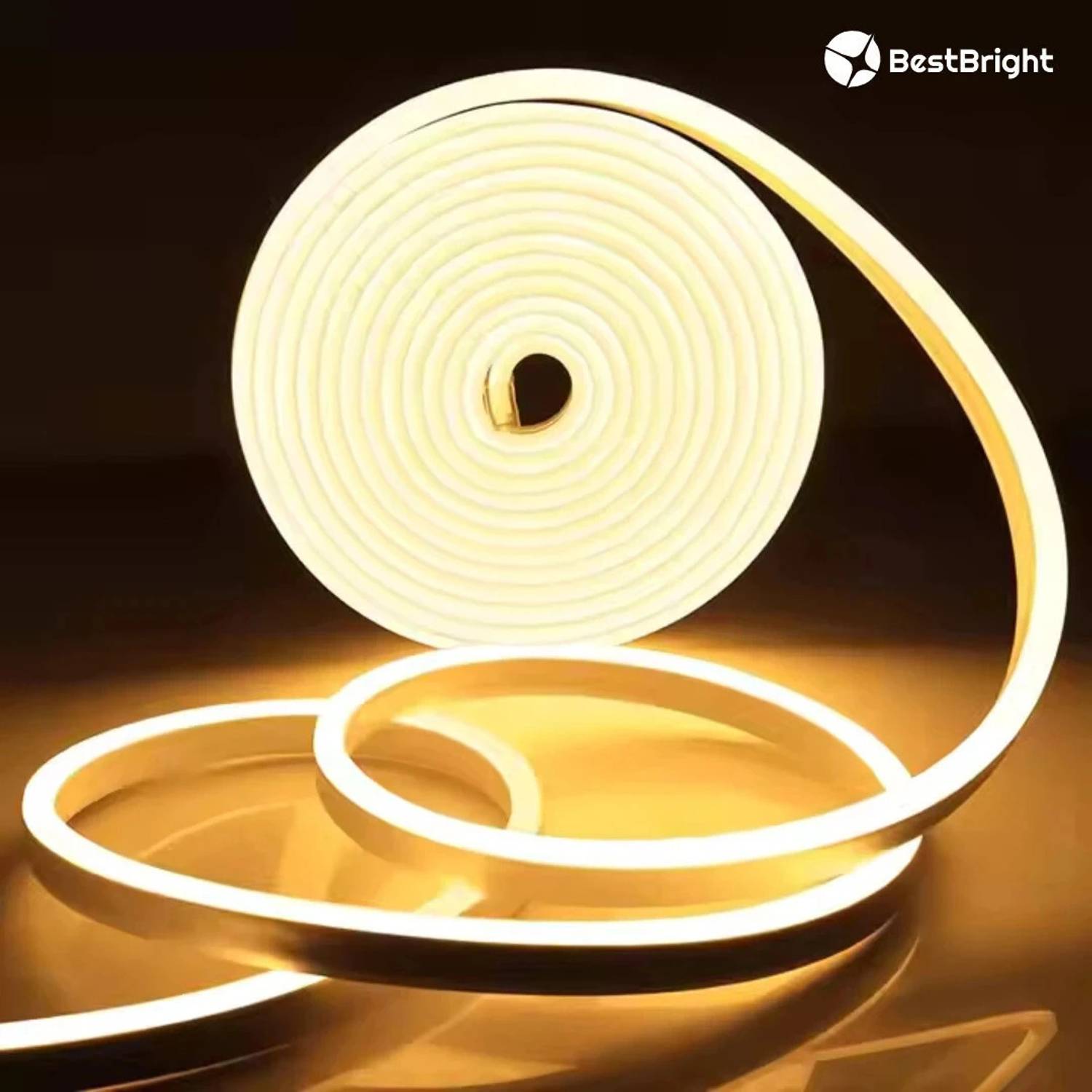 BestBright 600 LEDs 5 m Yellow Steady Strip Rice Lights (Pack of