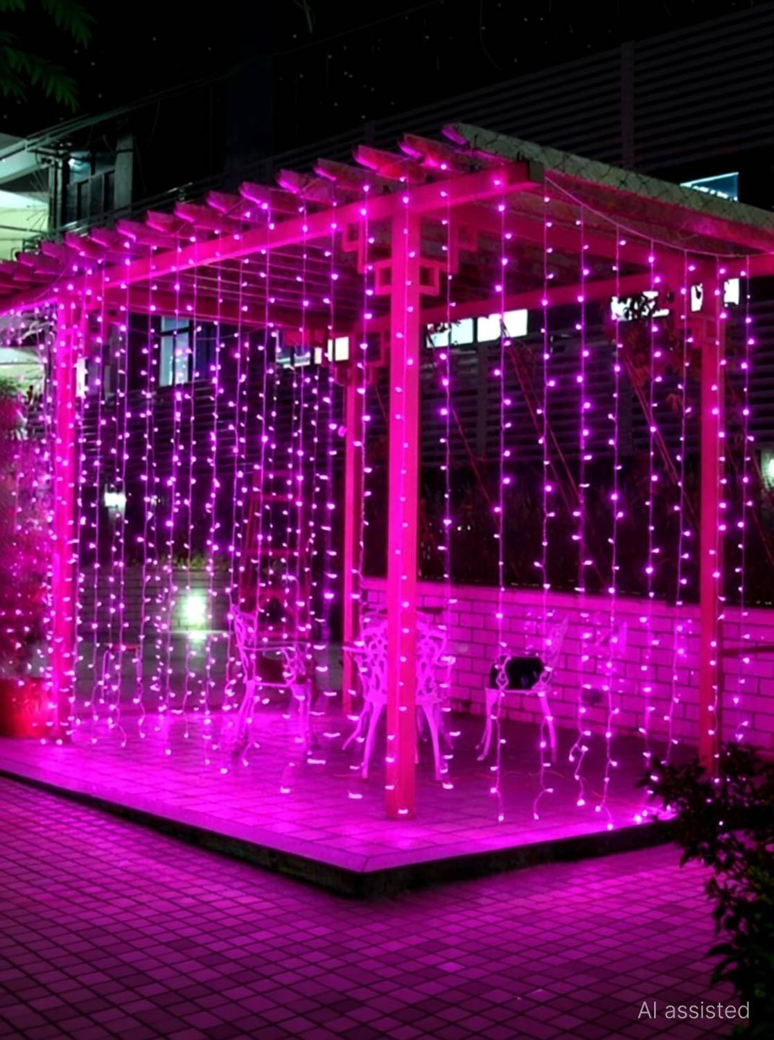 CANDLE 40 LEDs 11 m Pink Steady String Rice Lights