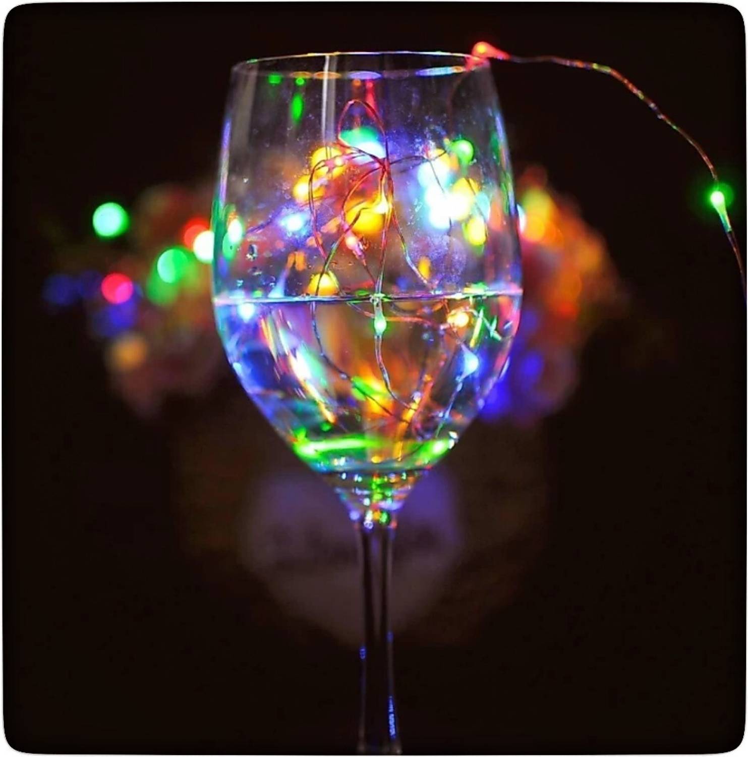 Business Squad 20 LEDs 1.98 m Multicolor Steady String Rice Lights