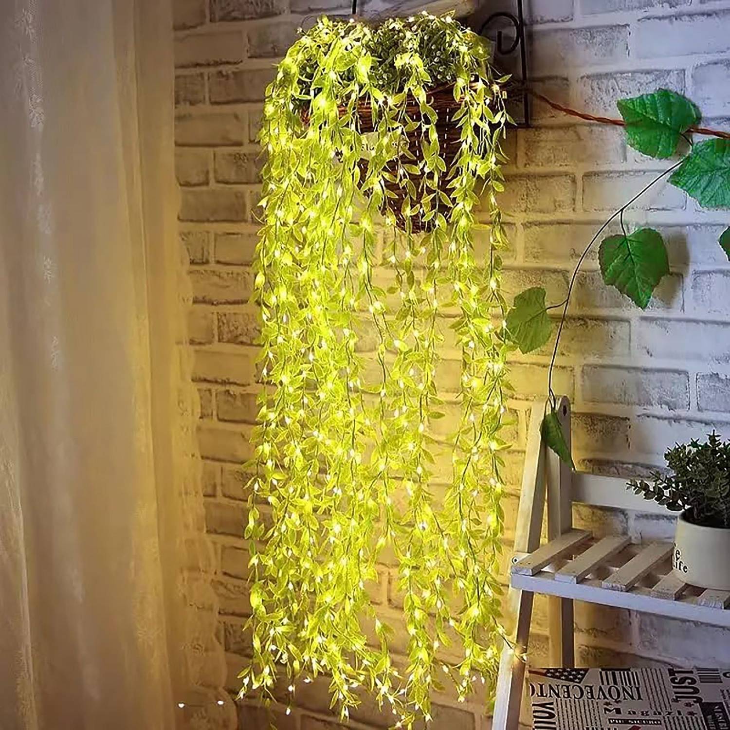 MZ 200 LEDs 3 m Transparent Flickering Leaf Rice Lights (Pack of