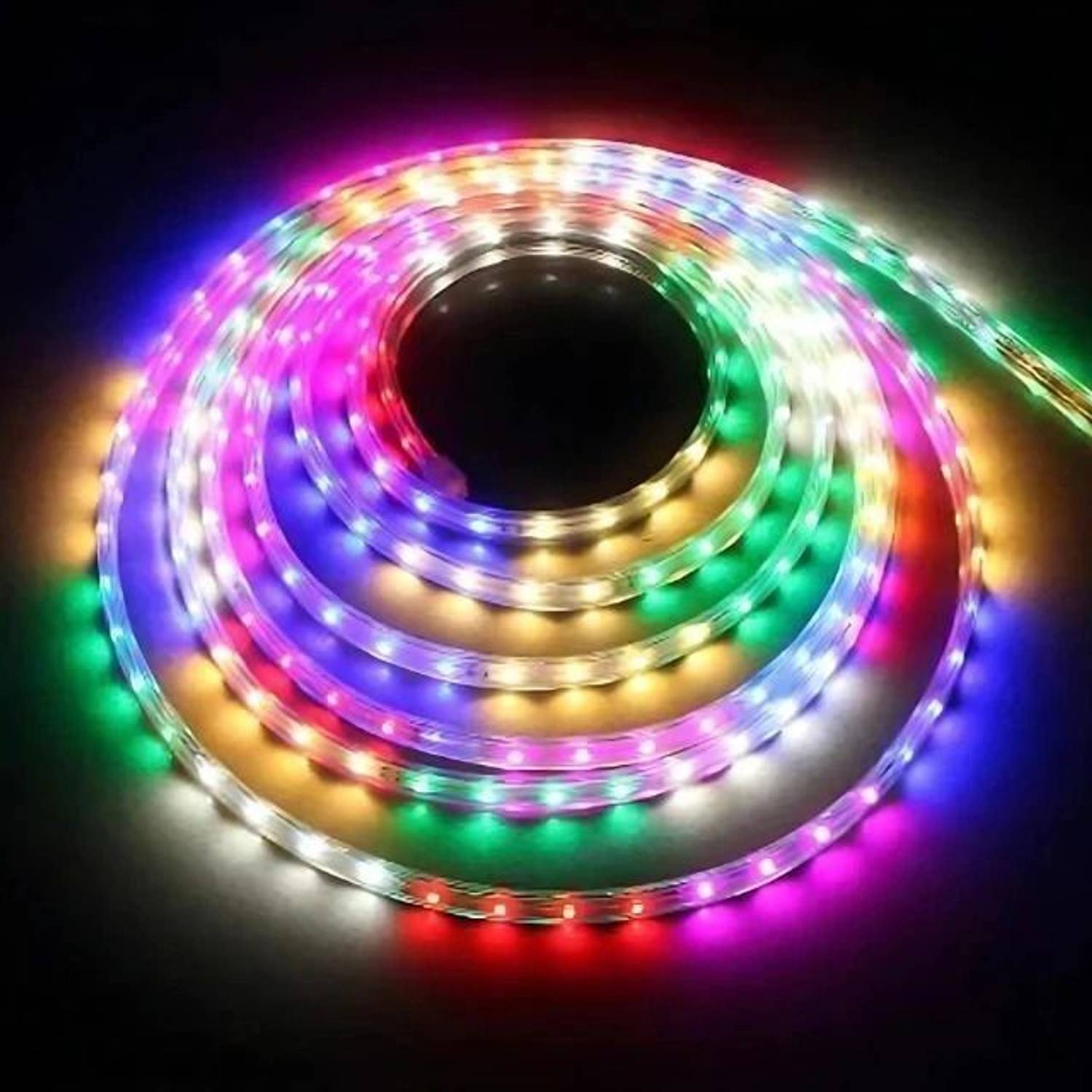 Peafowl Wholesale 1200 LEDs 10 m Multicolor Steady Strip Rice Lig
