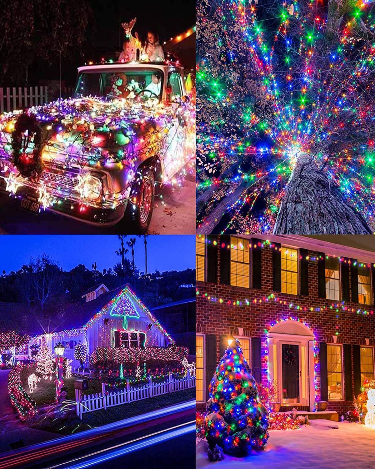 Homesake 600 LEDs 100m Multicolor Flickering Bulb Rice Lights - Image 2