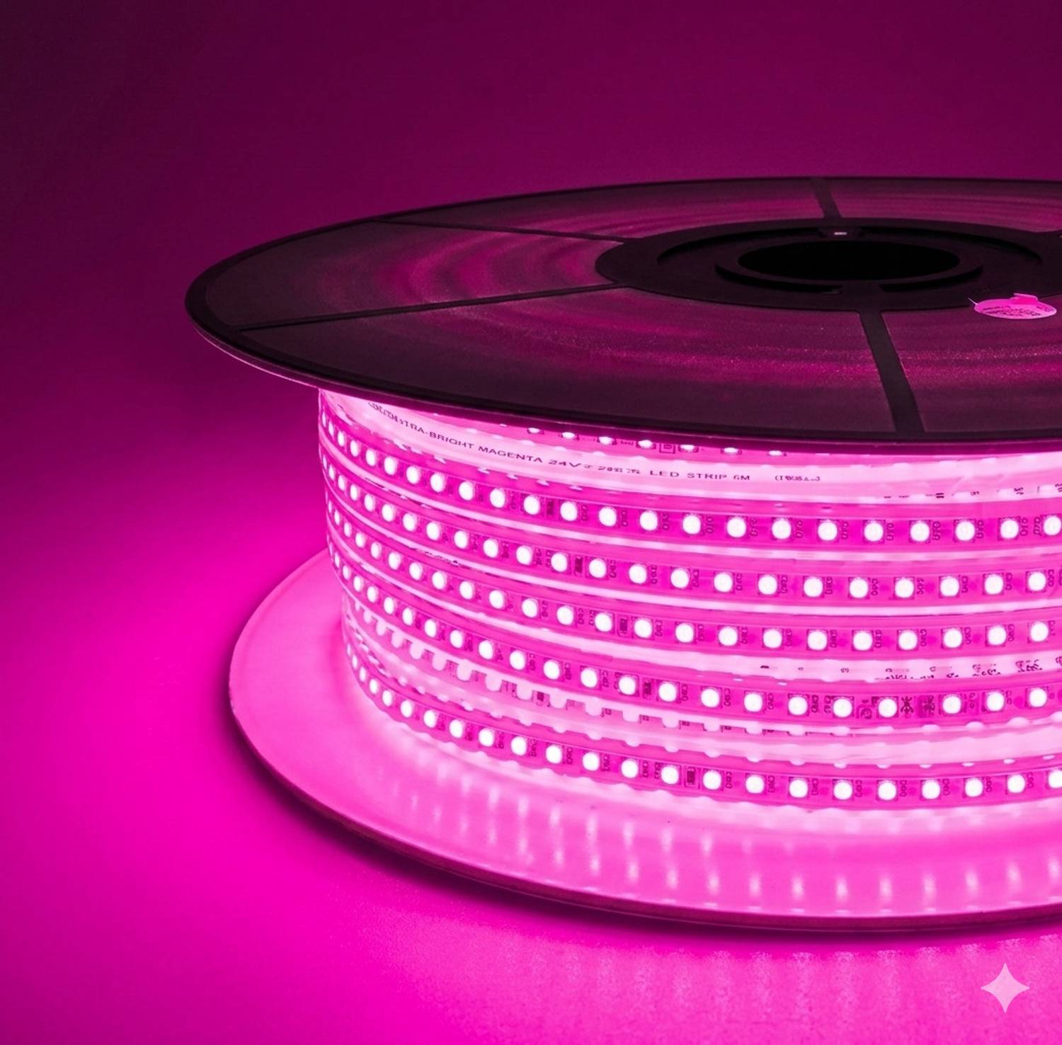 33 Foot 10M Rope Light Waterproof High Brightness For Indoor/Outdoor Use 1200 LEDs 10 m Pink Steady Strip Rice Lights