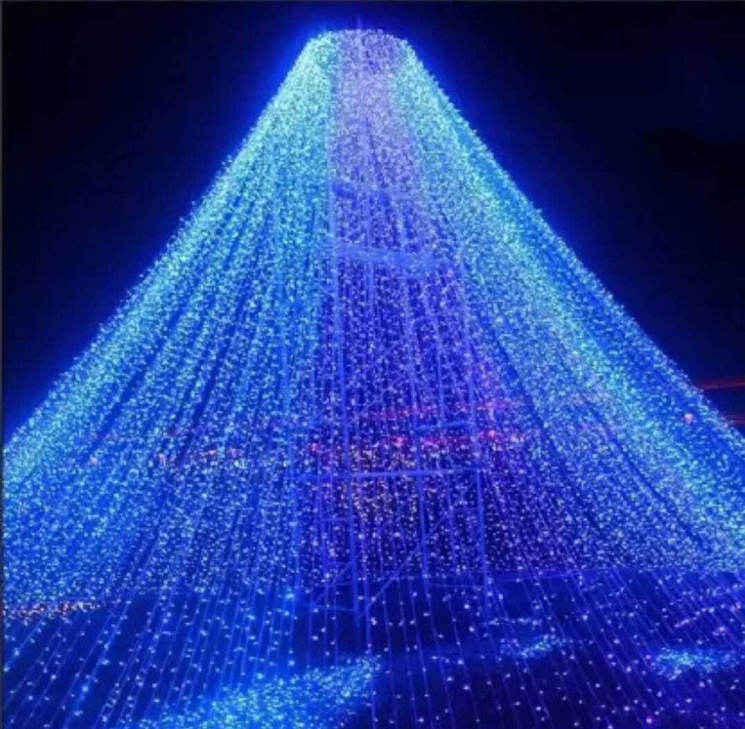 CANDLE 40 LEDs 11 m Blue Steady Net/Mesh Rice Lights