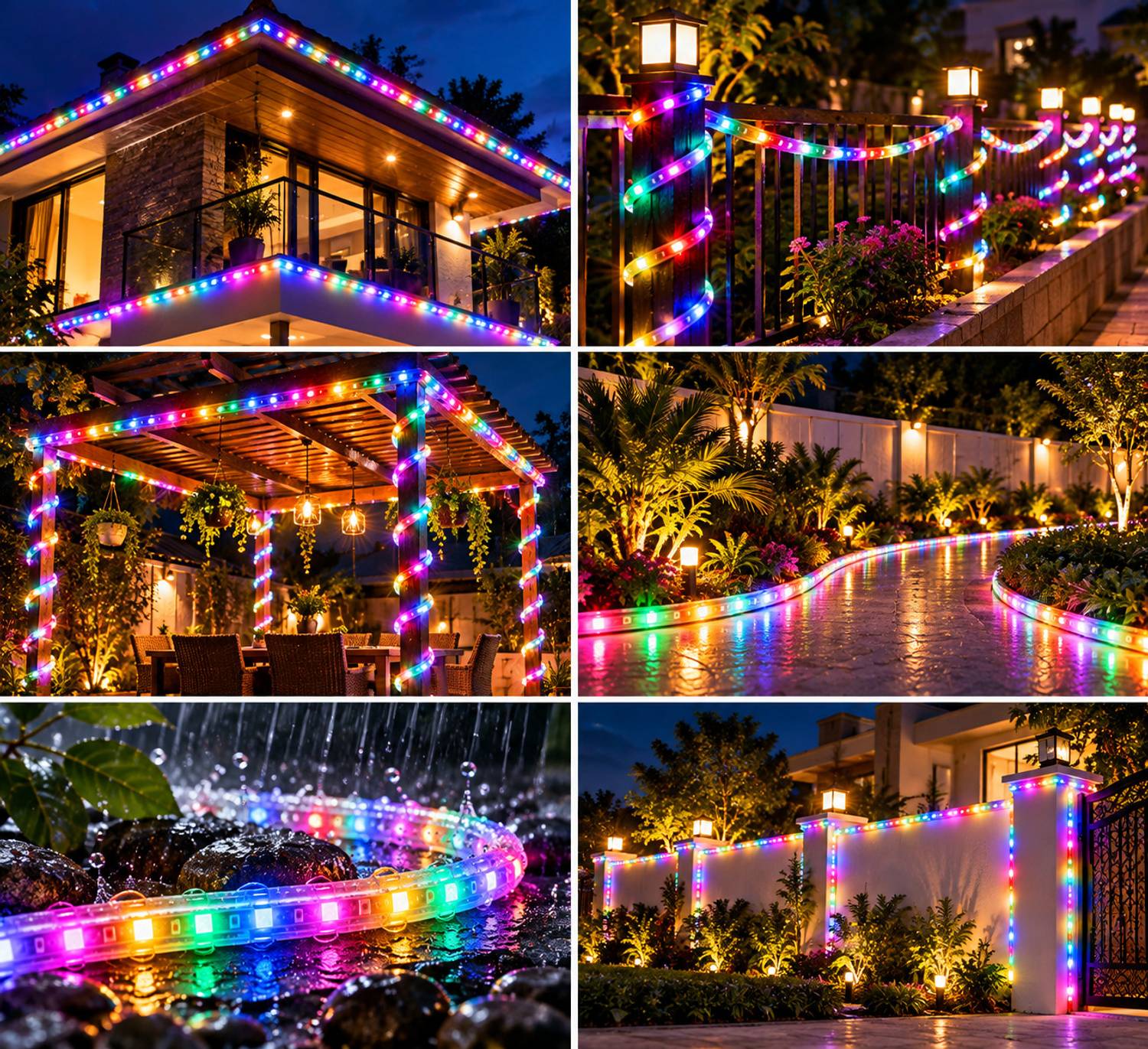 Longitude 1200 LEDs 10m Multicolor Rice Lights - Image 5