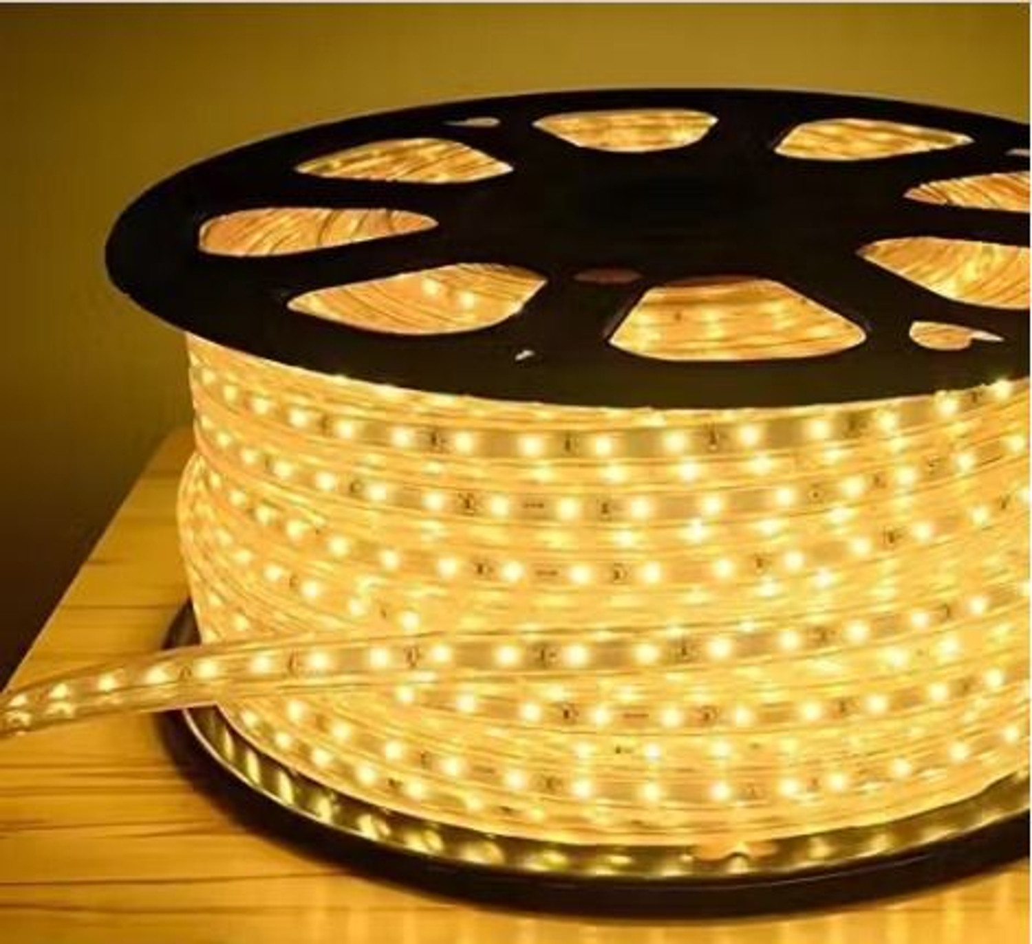 Image of The CharmingFinds Hub 480 LEDs 3 m Gold Flickering, Color Changing, Steady Strip Rice Lights