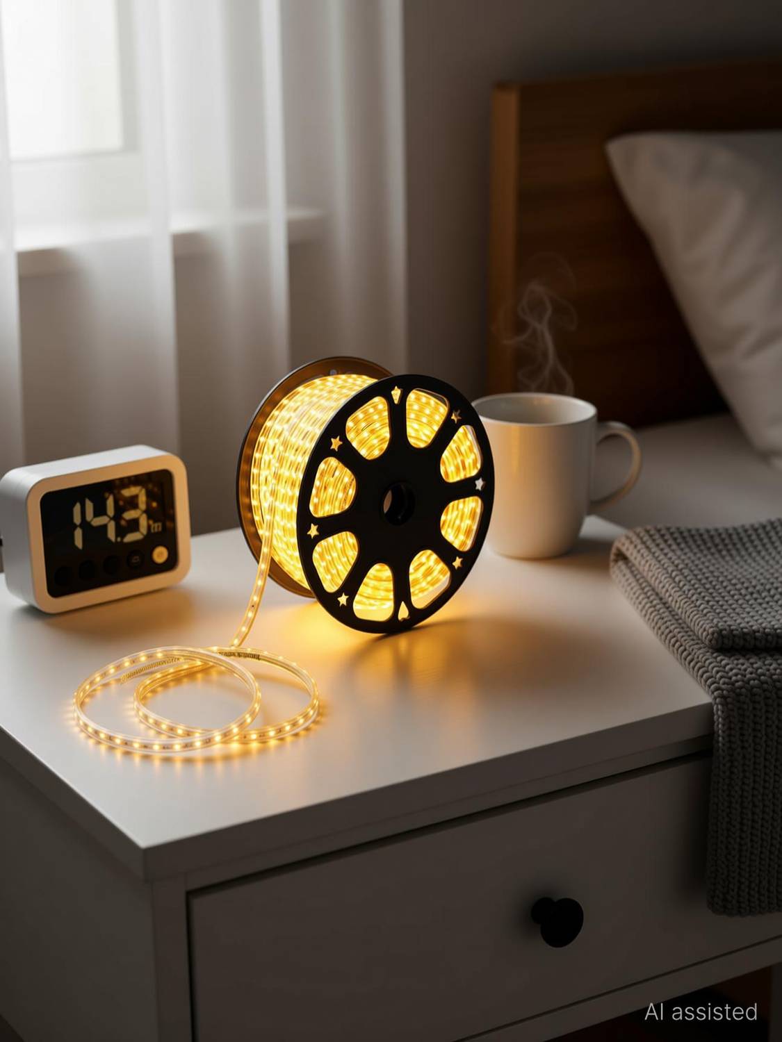 inooBeam 2400 LEDs 10.05m Yellow Steady Strip Lights - Image 1