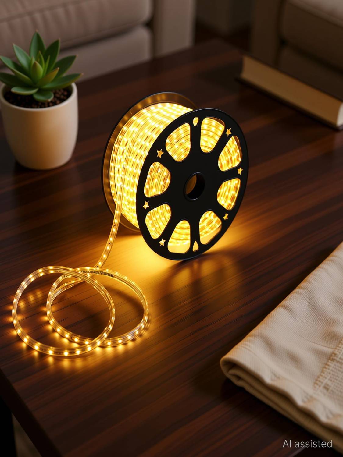 inooBeam 2400 LEDs 10.05m Yellow Steady Strip Lights - Image 2