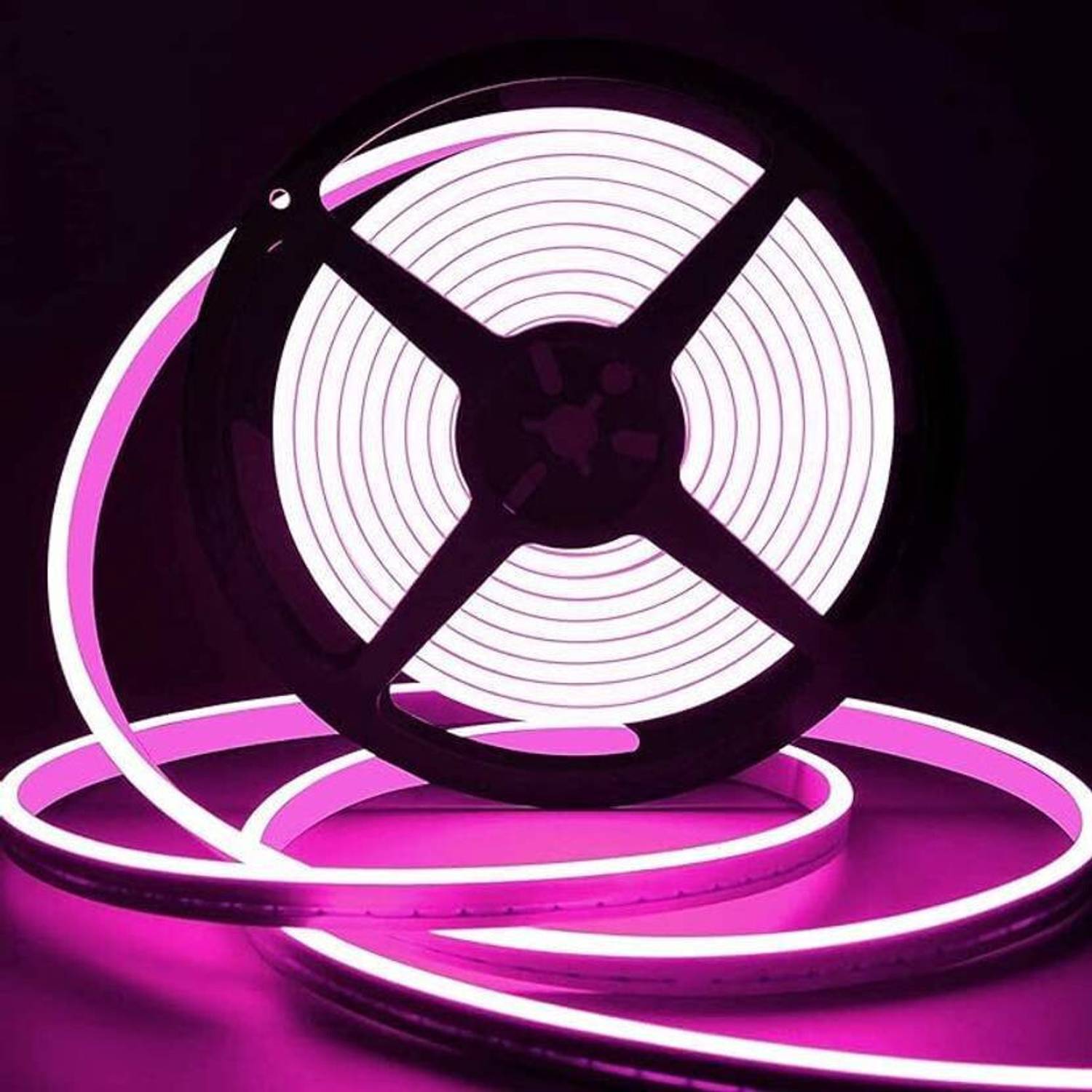 AKRIK 600 LEDs 5 m Pink Steady Strip Rice Lights