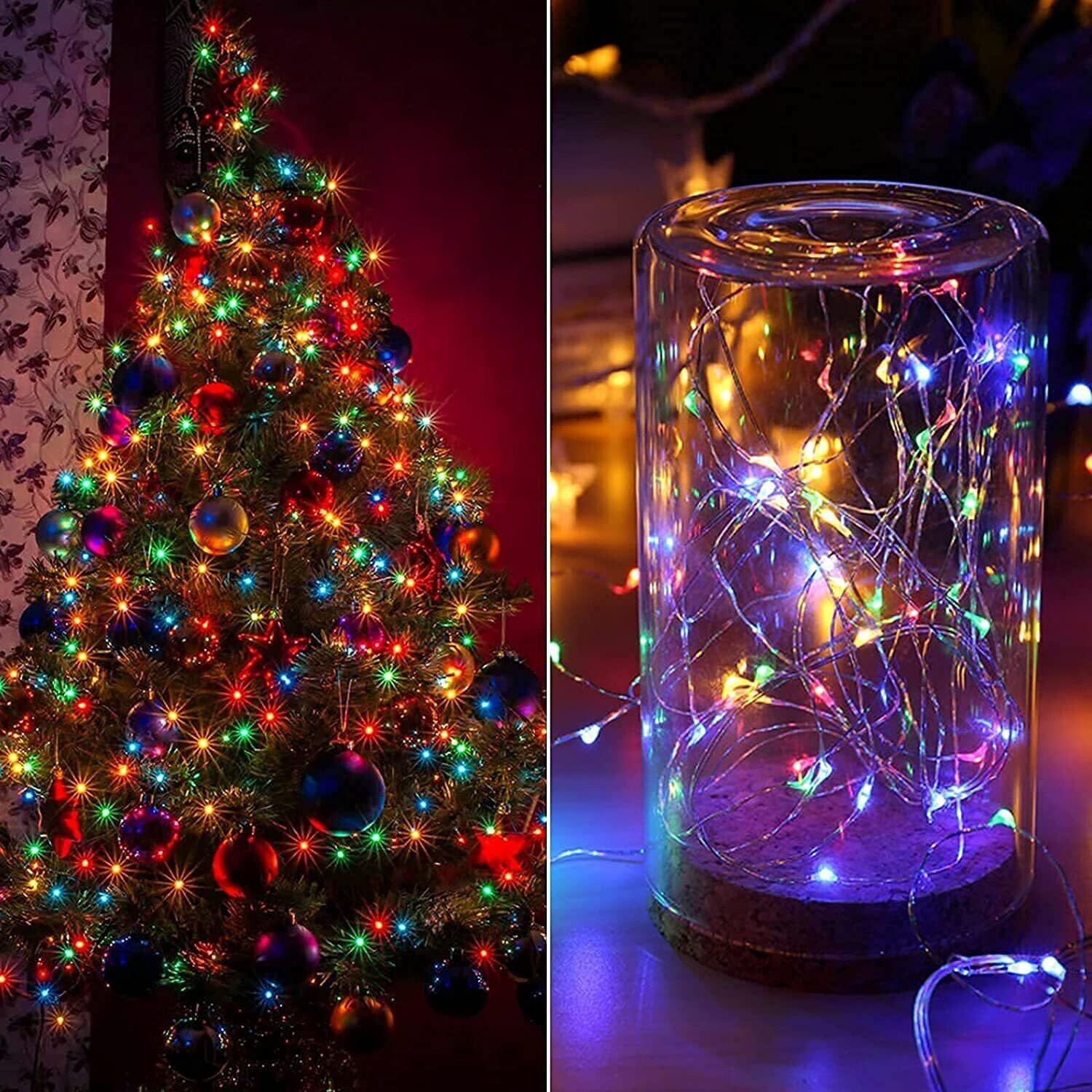 Image of Trendx 30 LEDs 3 m Multicolor Steady String Rice Lights