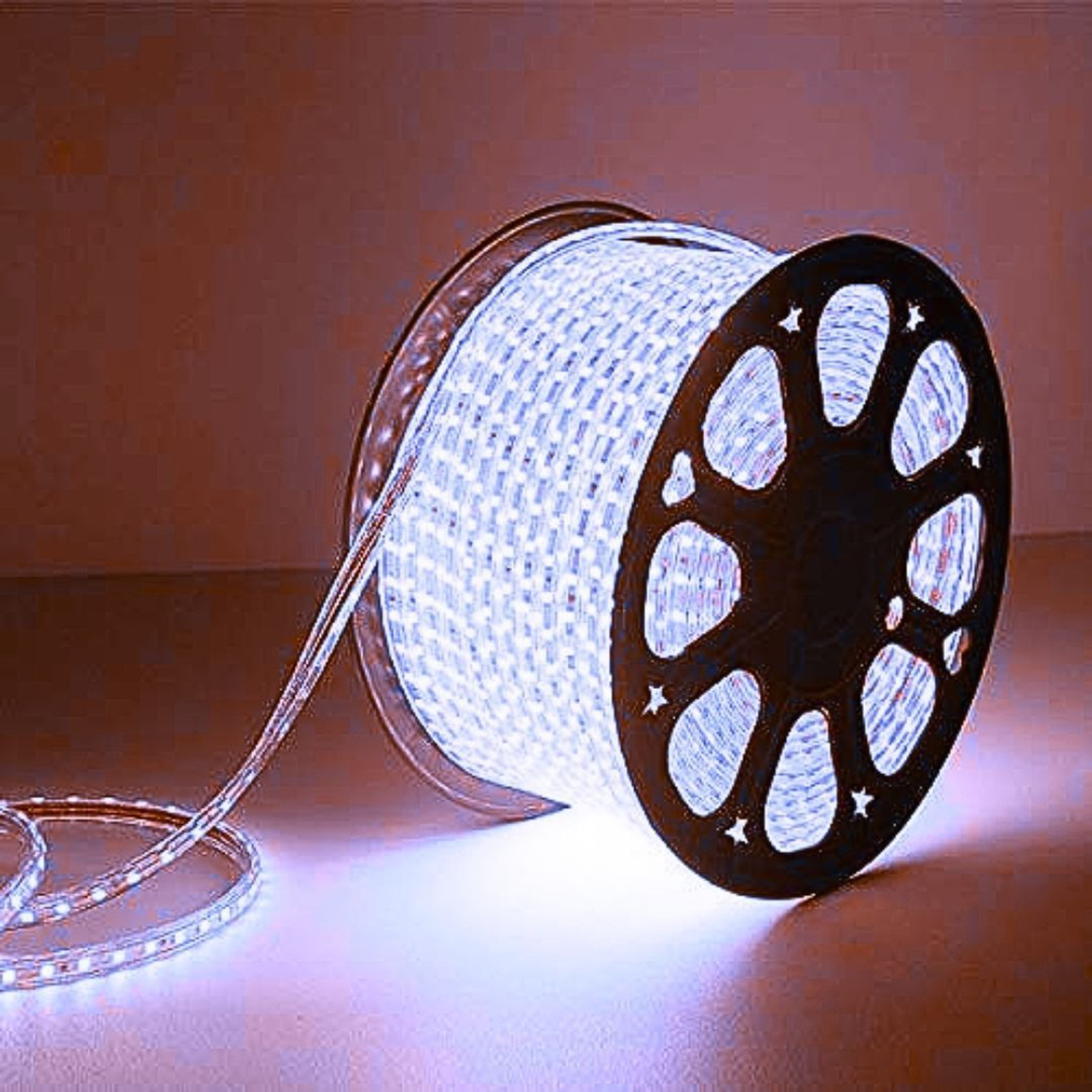 Image of 33 Foot 10M Rope Light Waterproof High Brightness For Indoor /Outdoor Use 1200 LEDs 10 m White Steady Strip Rice Lights