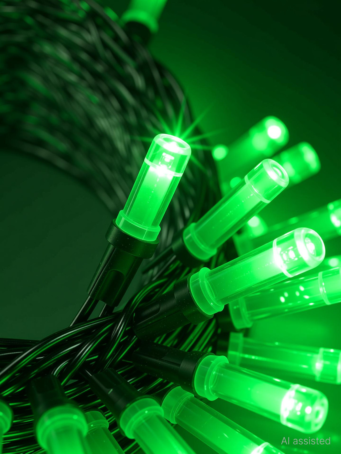 Image of xenith 42 LEDs 12 m Green Steady String Rice Lights
