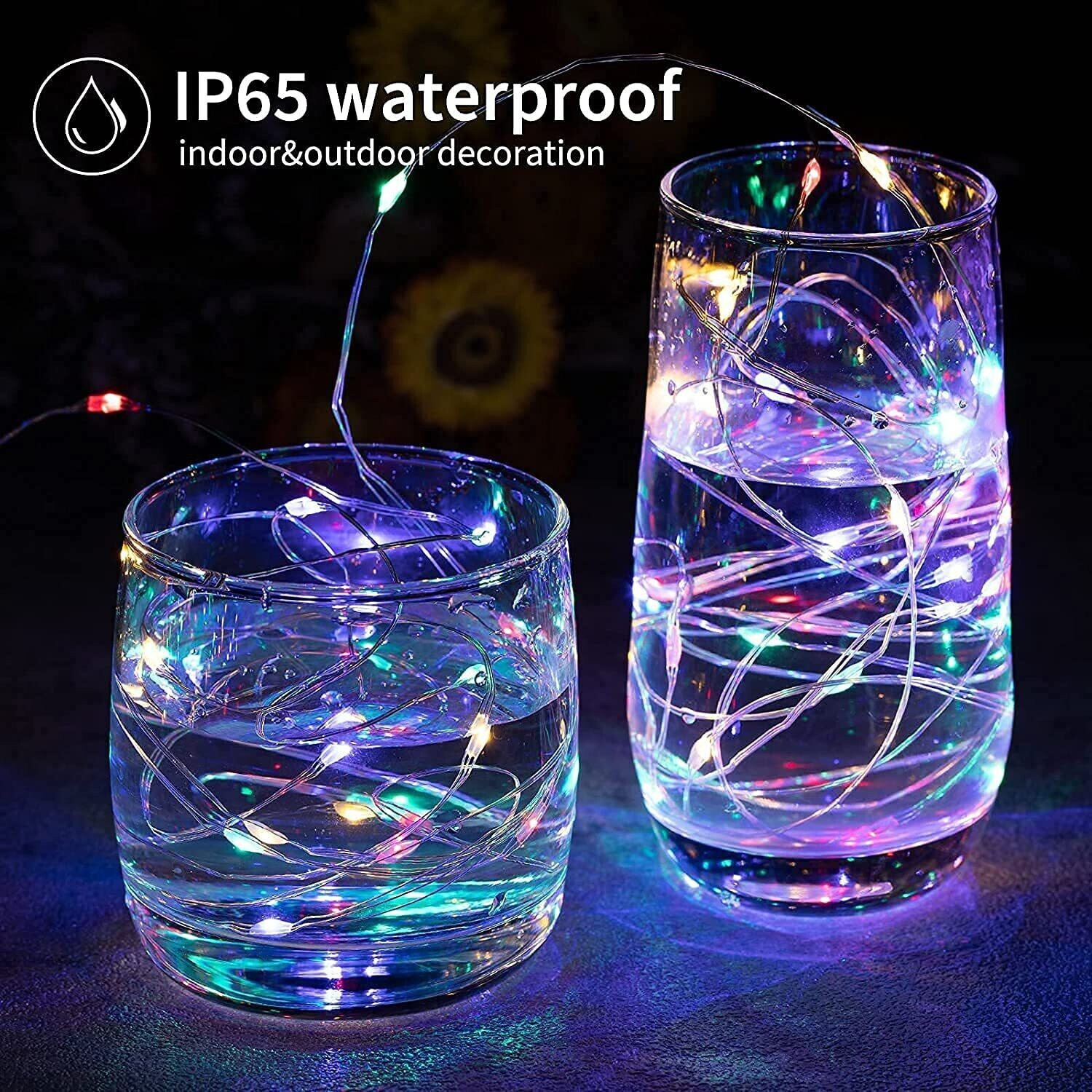 Image of Trendx 30 LEDs 3 m Multicolor Steady String Rice Lights
