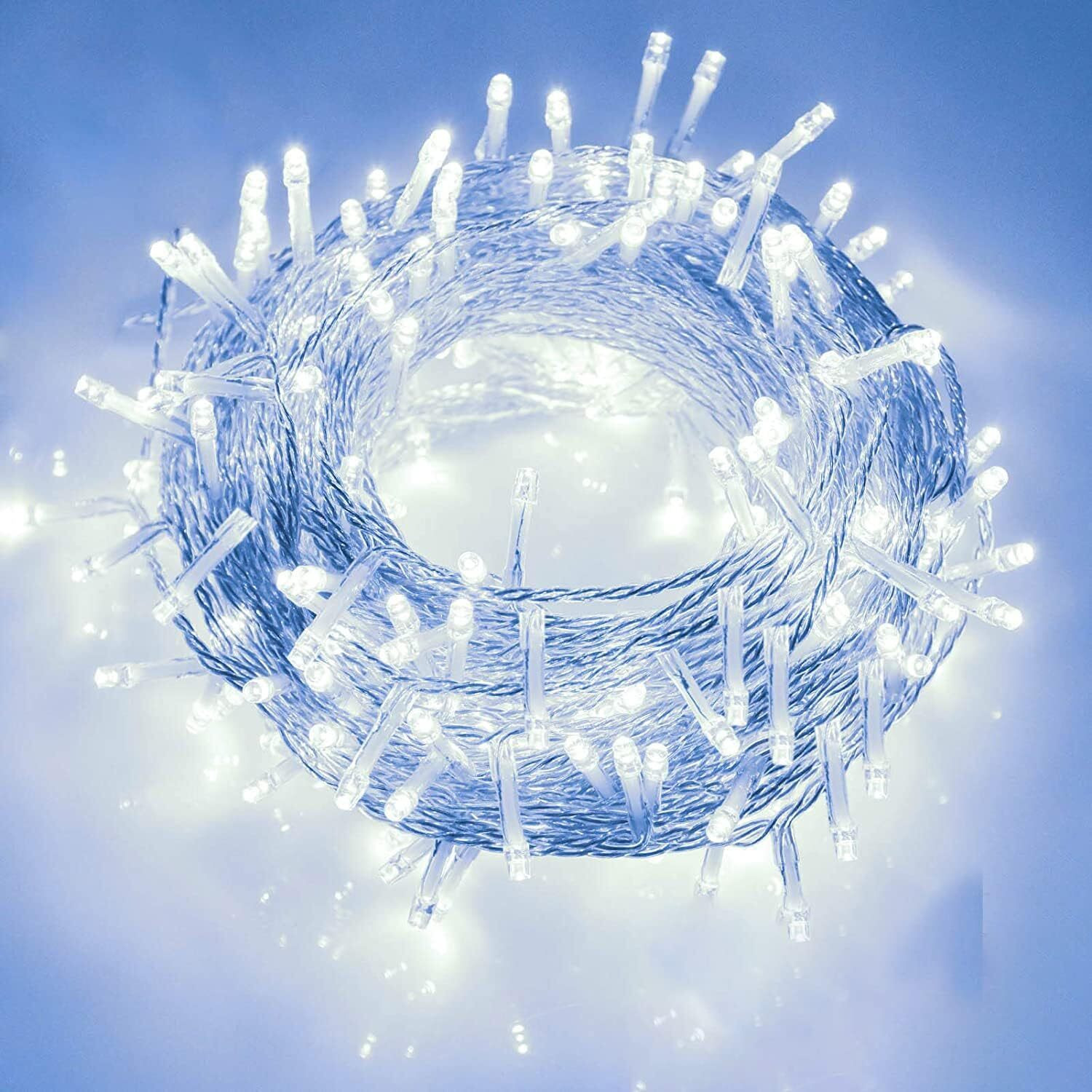Image of LEDDIT 40 LEDs 10 m White Steady String Rice Lights