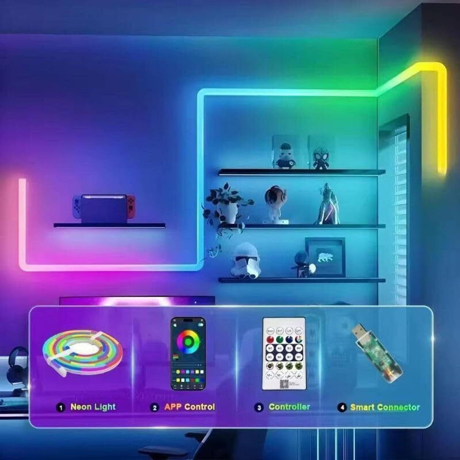 Refulgix 500 LEDs 5m Multicolor Strip Lights - Image 3