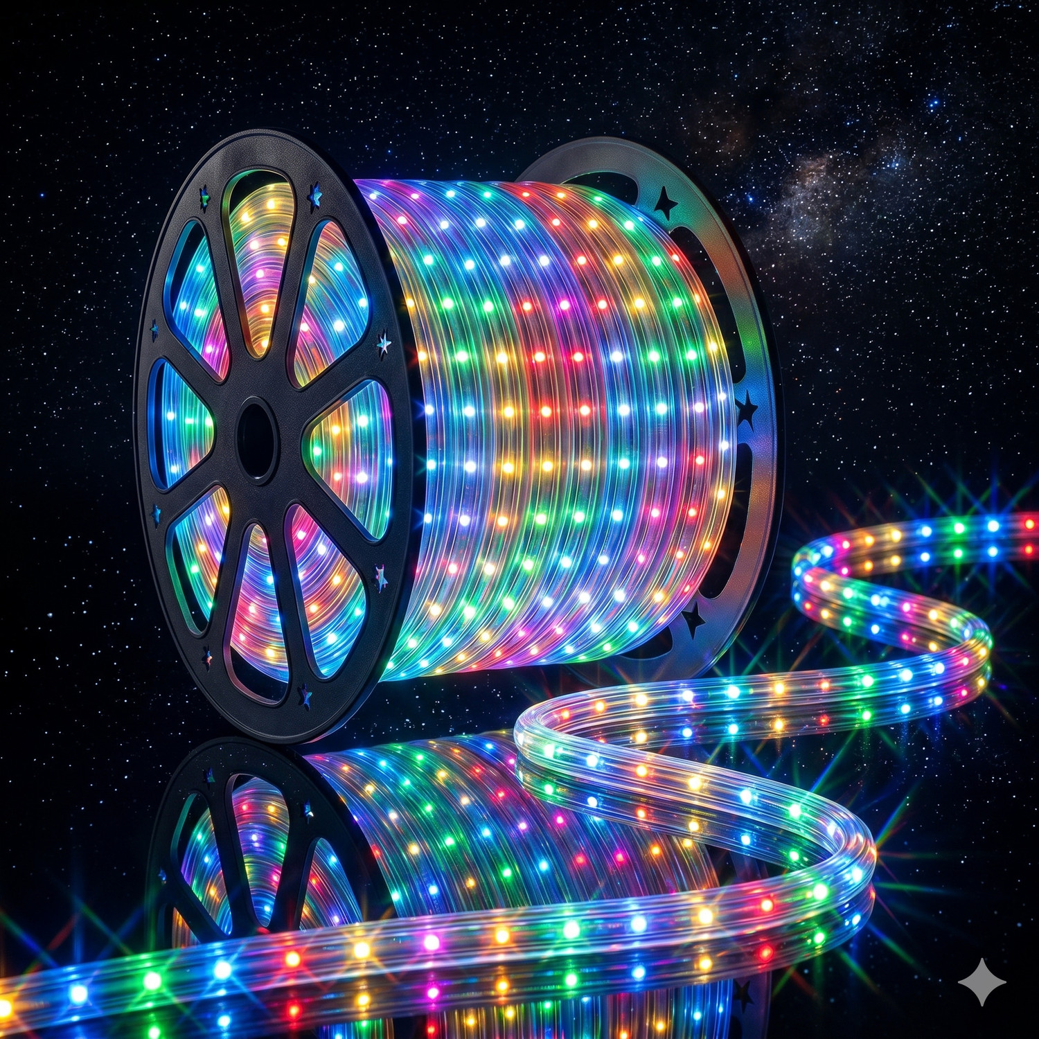 Image of LUMIONEX 1200 LEDs 10 m Multicolor Steady Strip Rice Lights