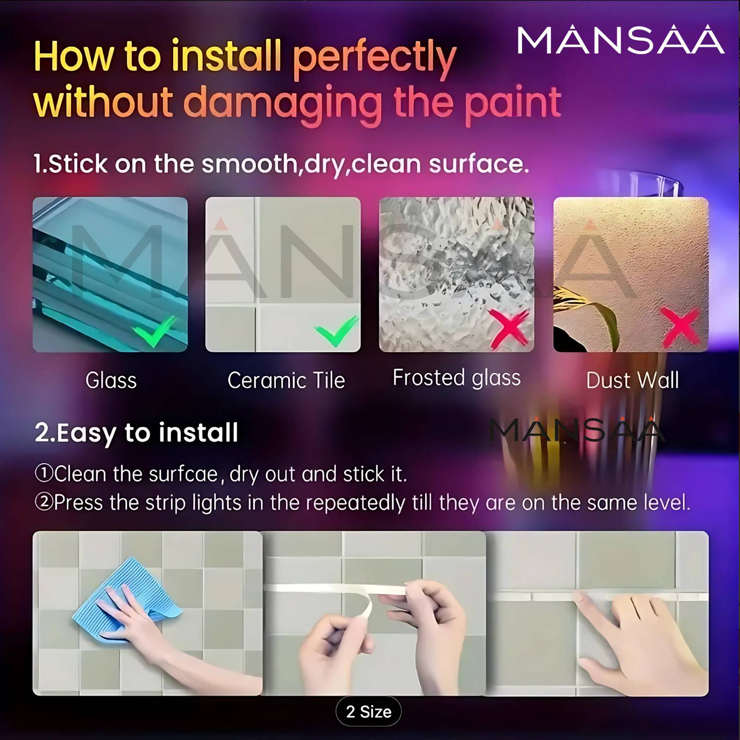 MANSAA 135 LEDs 3m Multicolor Rice Lights - Image 5