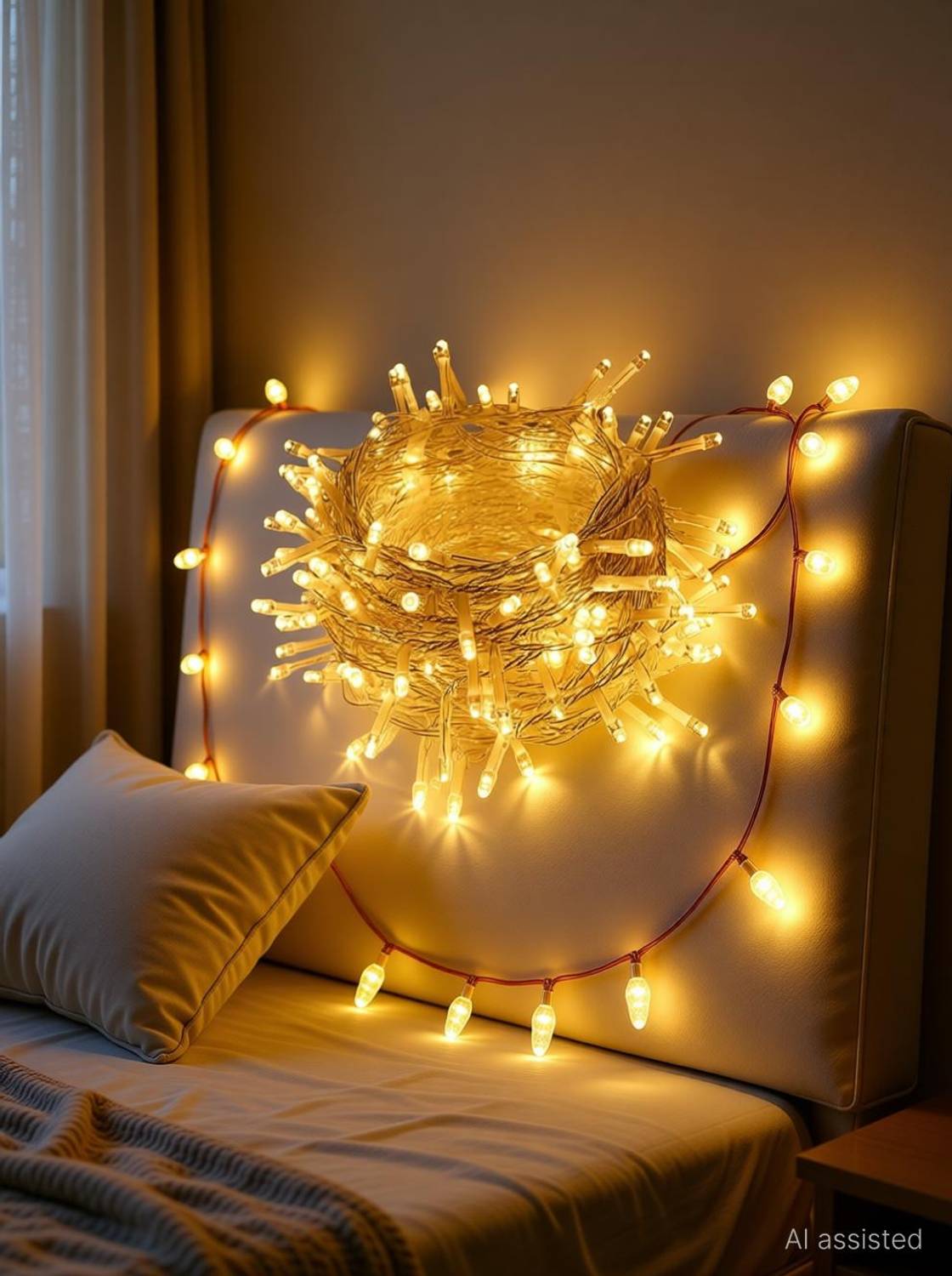 Big Deeper 40 LEDs 11 m Yellow Steady String Rice Lights