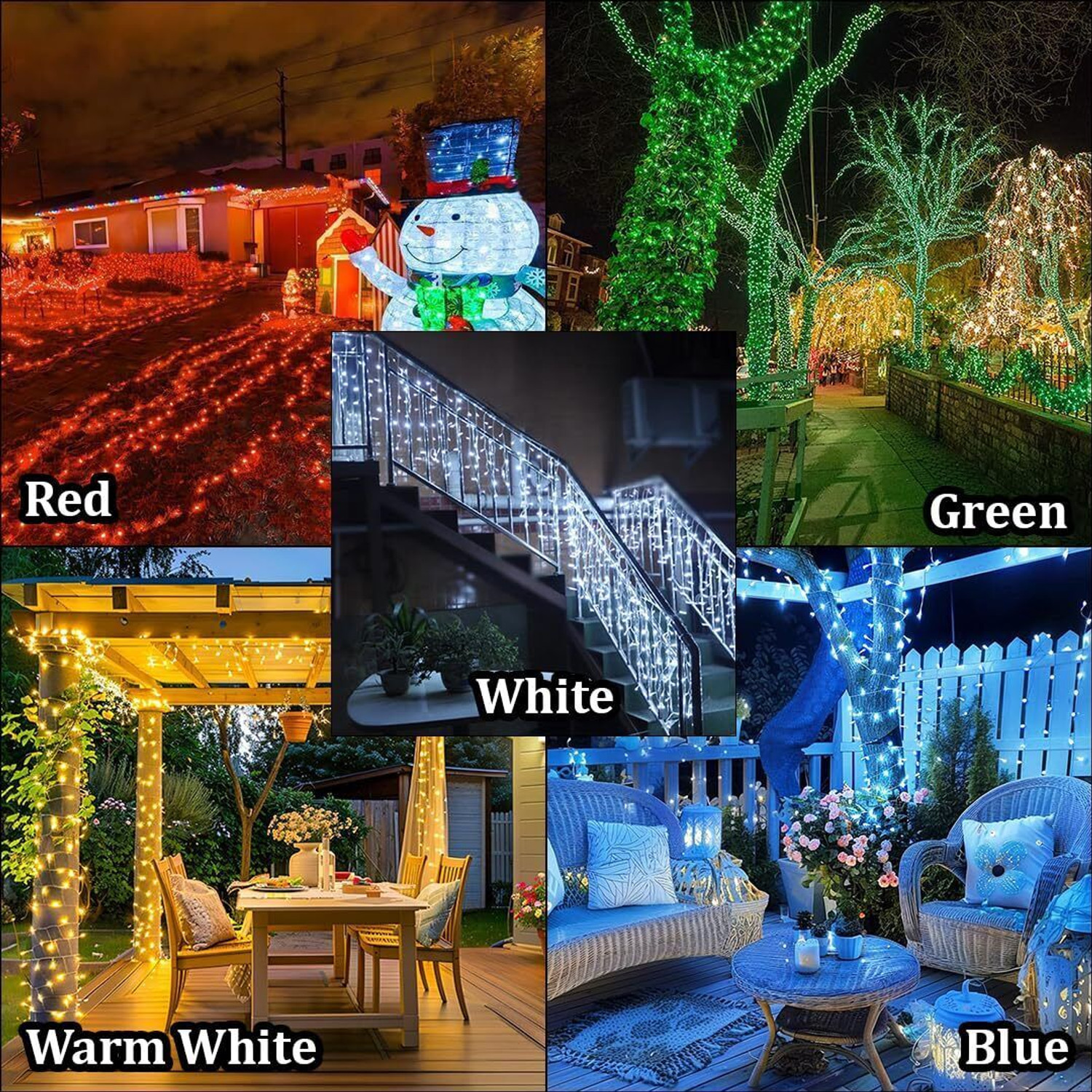 Image of FIZZYTECH 40 LEDs 11 m Multicolor Steady String Rice Lights