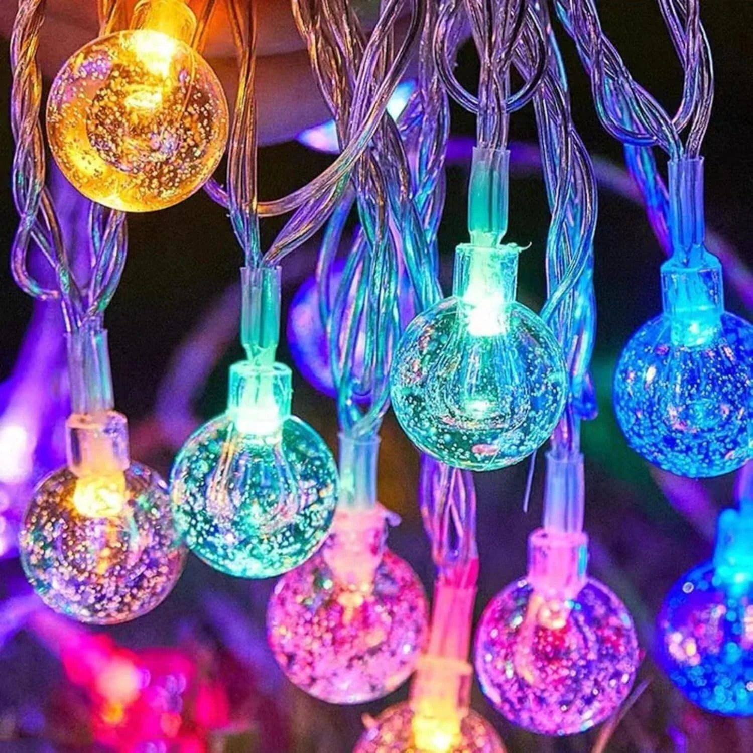circisun 16 LEDs 4 m Multicolor Steady Ball Rice Lights (Pack of