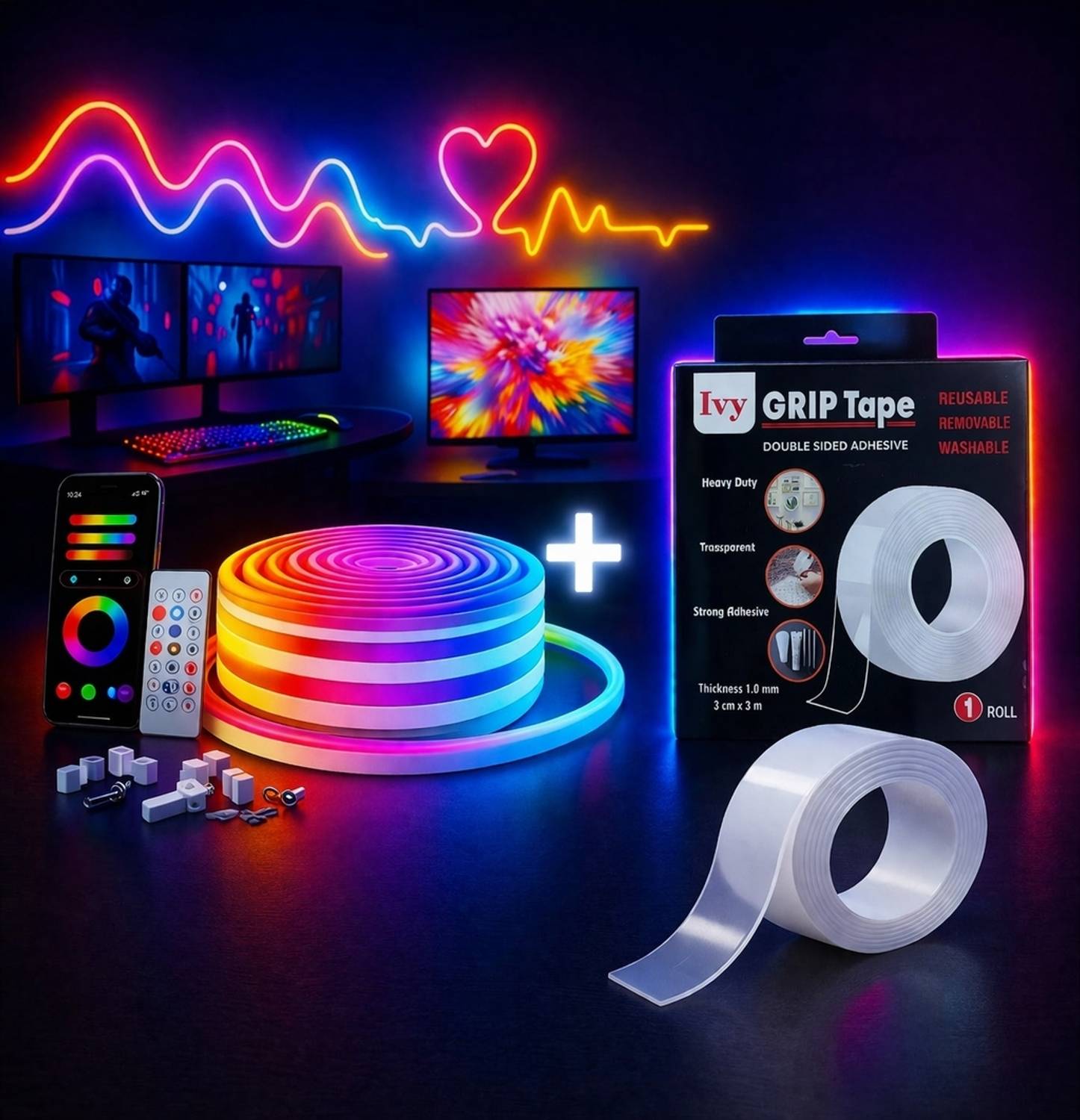 Luma 600 LEDs 5m Multicolor Rice Lights - Image 3