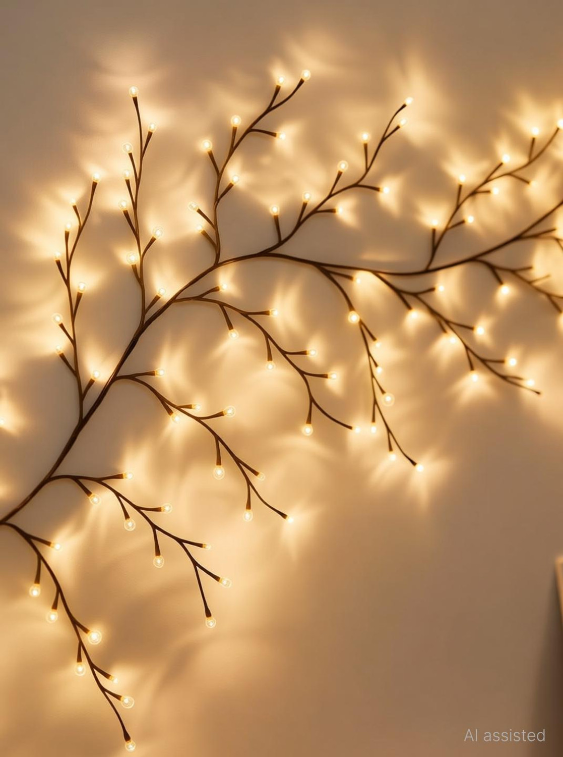 Image of FIPPYO 72 LEDs 5 m Multicolor Steady Flower Rice Lights