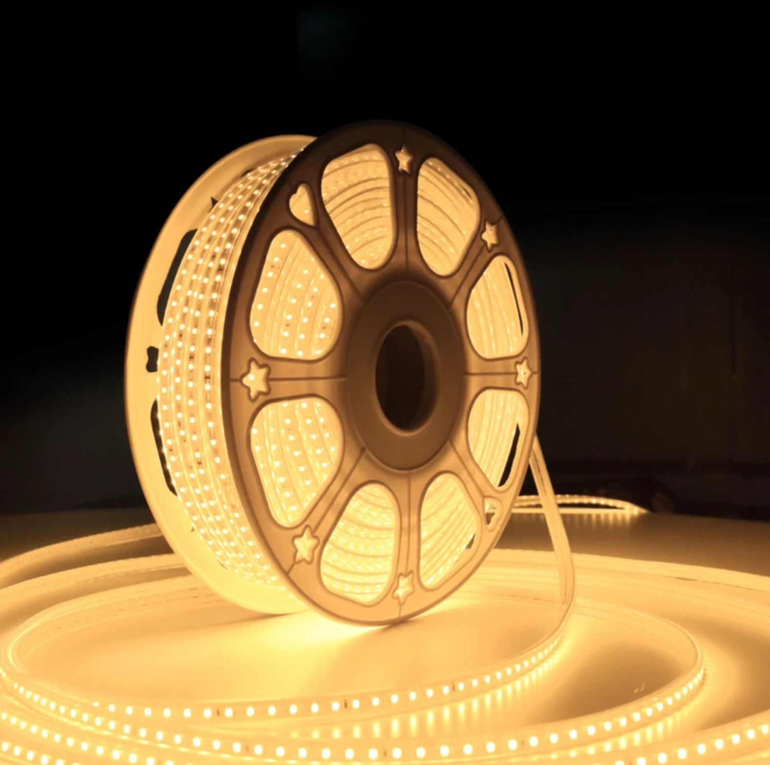 Image of RU Lights 1200 LEDs 10 m Yellow Steady Strip Rice Lights