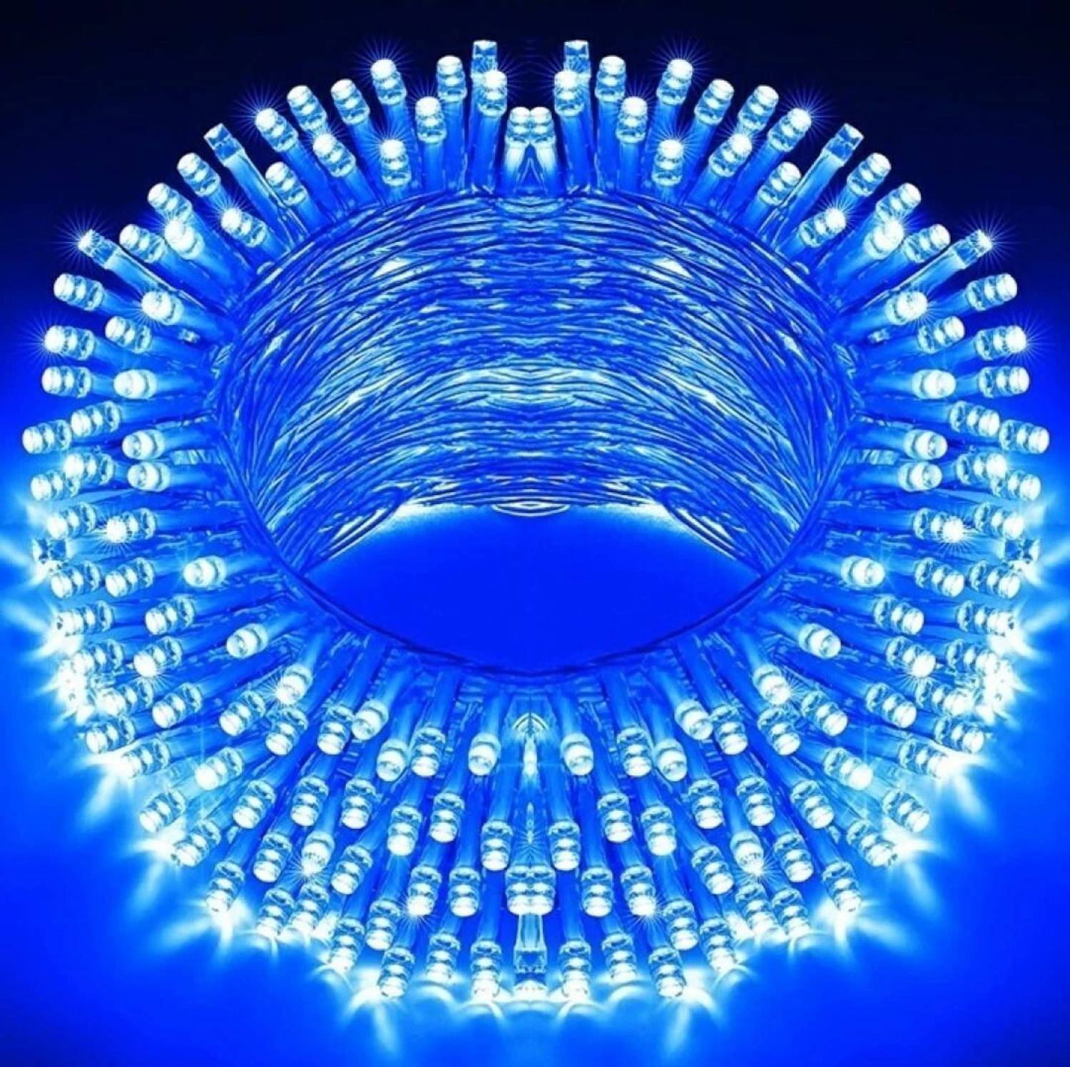 AP Source 40 LEDs 12 m Blue Steady Bulb Rice Lights