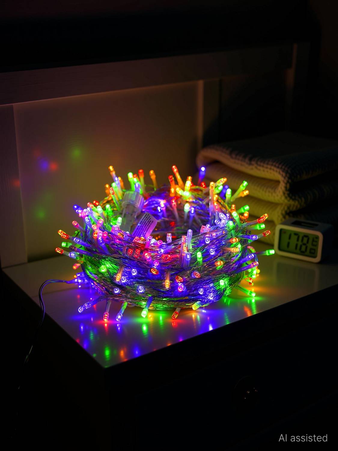 Big Deeper 40 LEDs 11 m Multicolor Steady String Rice Lights