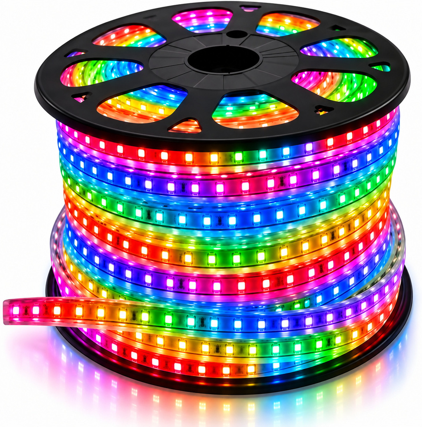 Image of AOZZO LIGHTS 1200 LEDs 10 m Multicolor Steady Strip Rice Lights (Pack of 1)