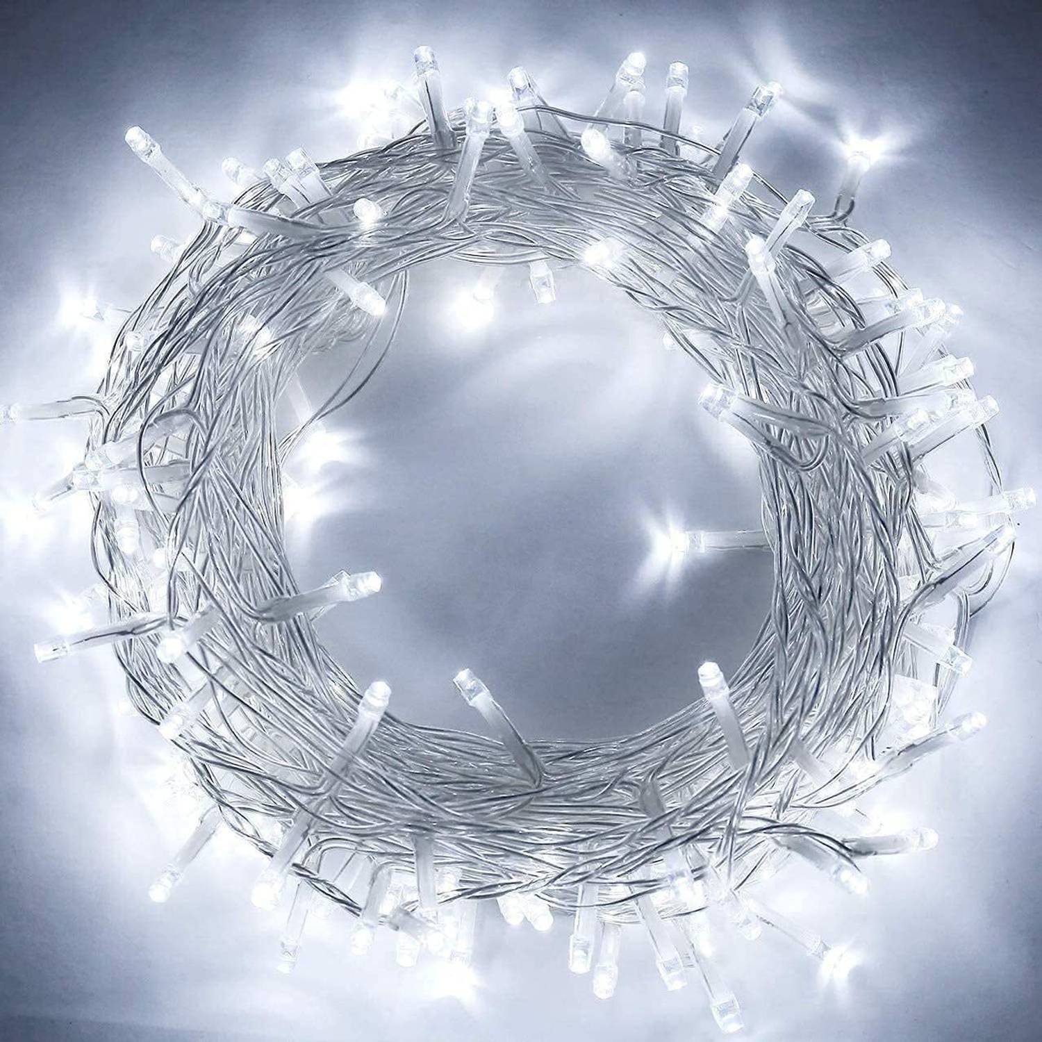 QUACE 40 LEDs 11 m White Steady String Rice Lights (Pack of 1)