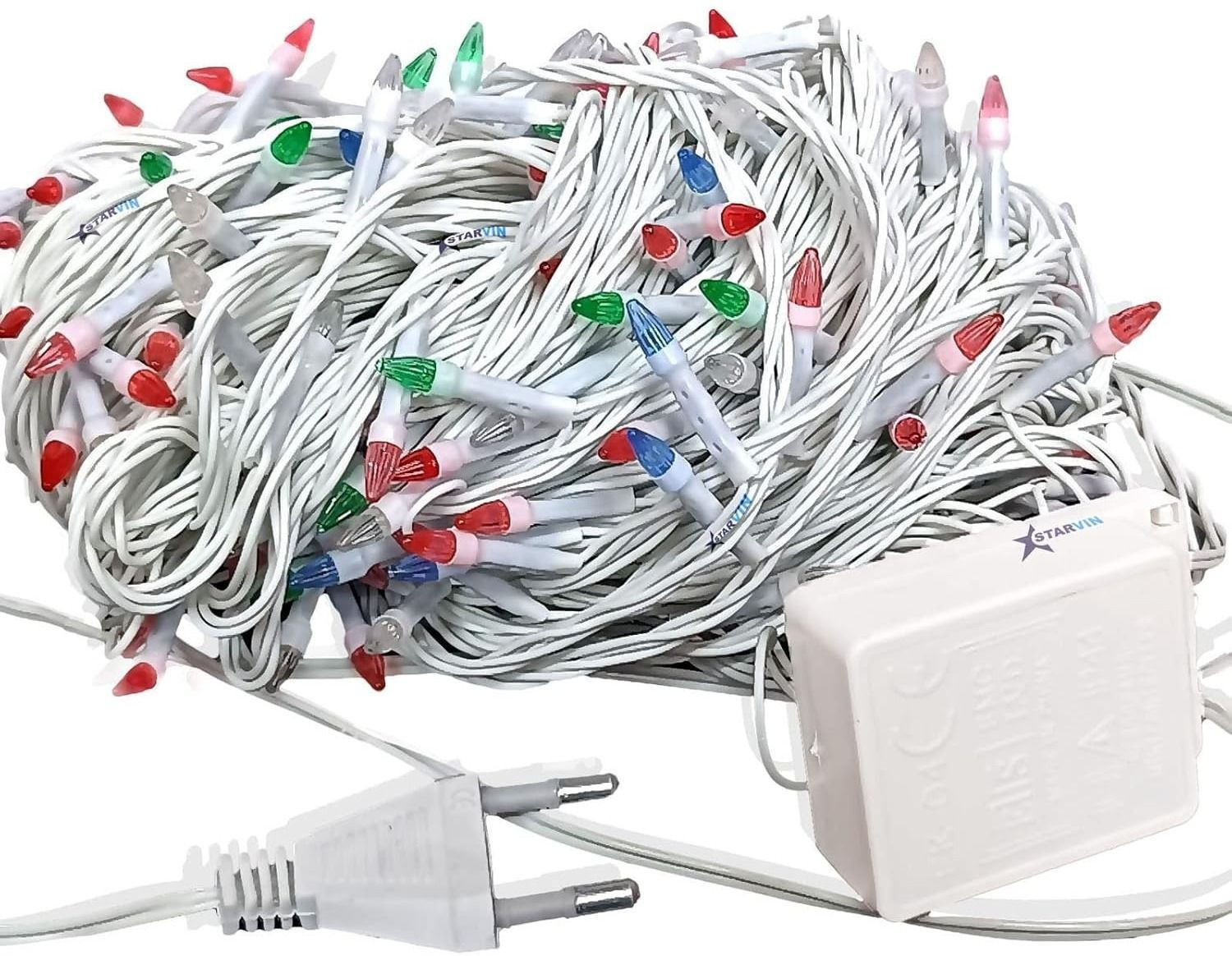 Image of diwalilights 220 LEDs 50 m Multicolor Color Changing, Flickering, Steady String Rice Lights