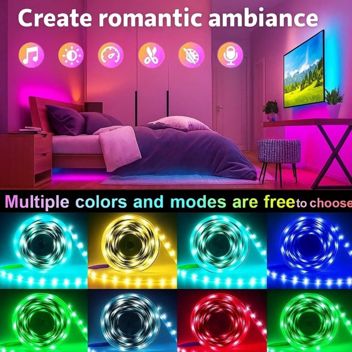 One94Store 300 LEDs 5m Multicolor Rice Lights - Image 5