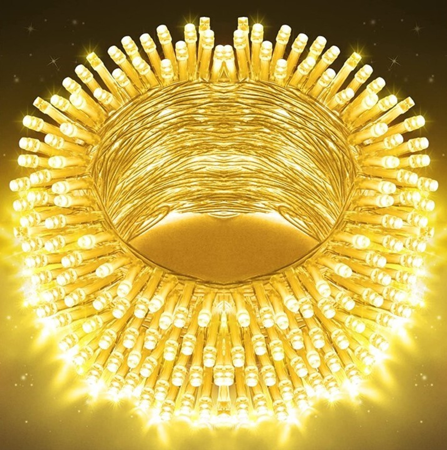 Image of MPROW 40 LEDs 11 m Yellow Steady Bulb Rice Lights
