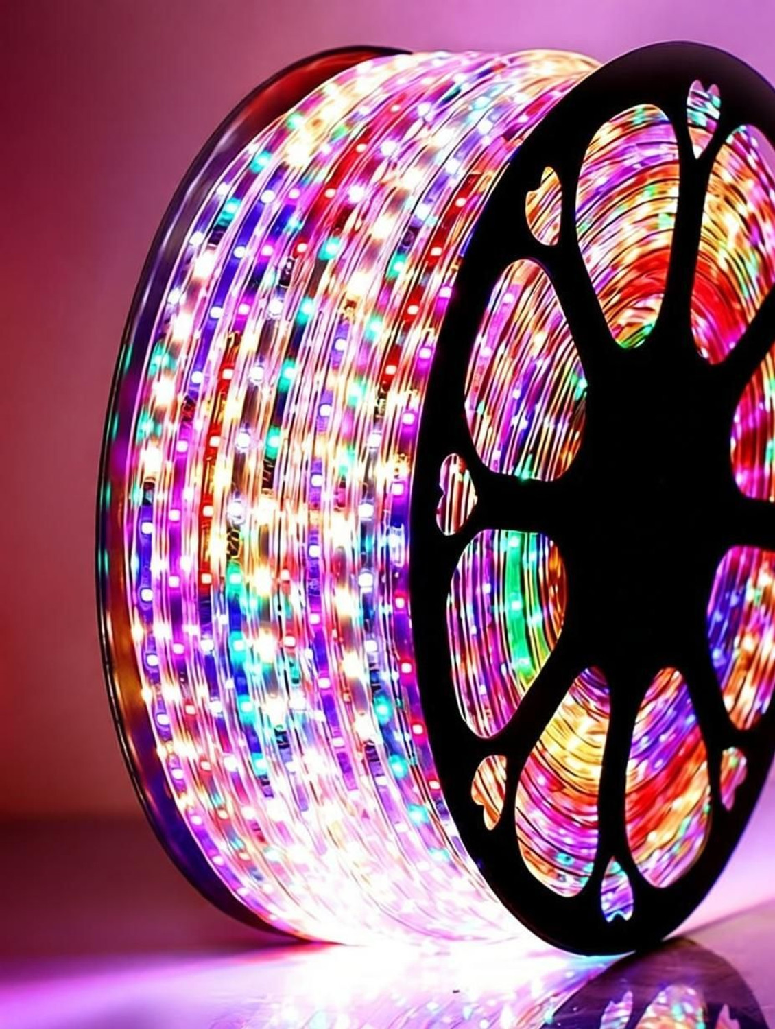 Image of SAVALIYA TECHNOLOGY 400 LEDs 5 m Multicolor Steady Strip Rice Lights (Pack of 1)