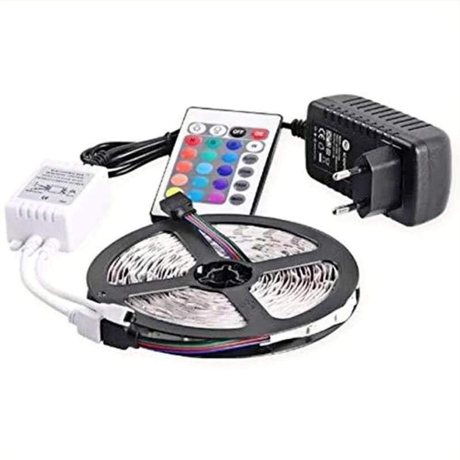 Image of Daiwik 120 LEDs 3 m Multicolor Color Changing, Flickering, Steady Strip Rice Lights