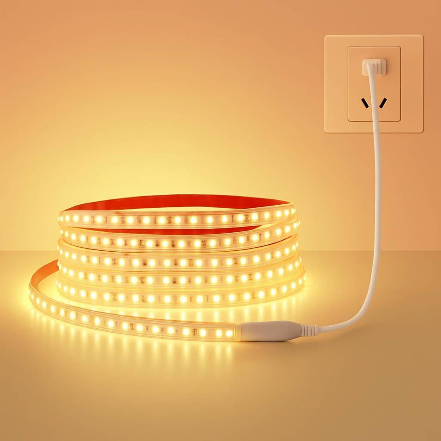 Image of ELECRTIC ELITE 4200 LEDs 30 m Yellow, White Steady String Rice Lights