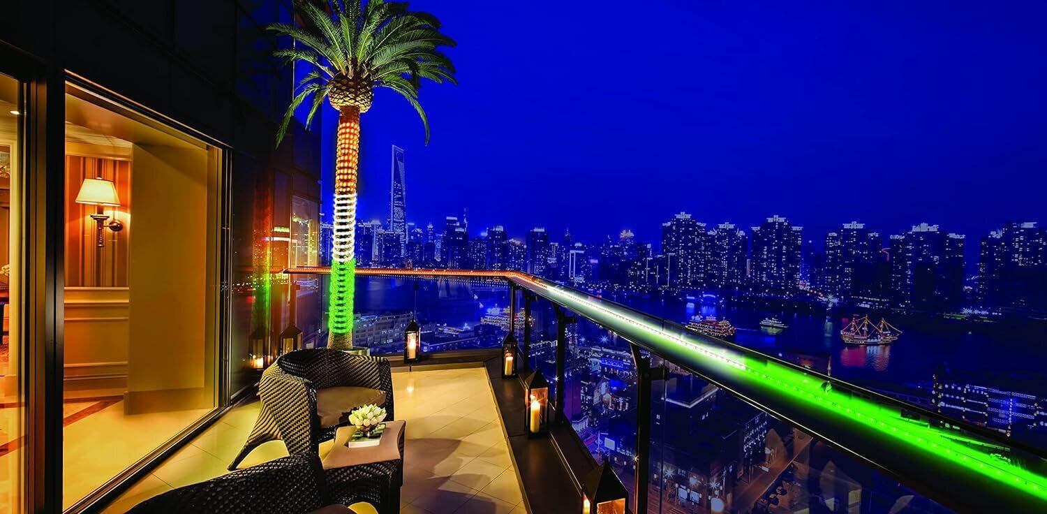 Image of Xydrozen 1800 LEDs 15 m Orange, White, Green Steady Strip Rice Lights