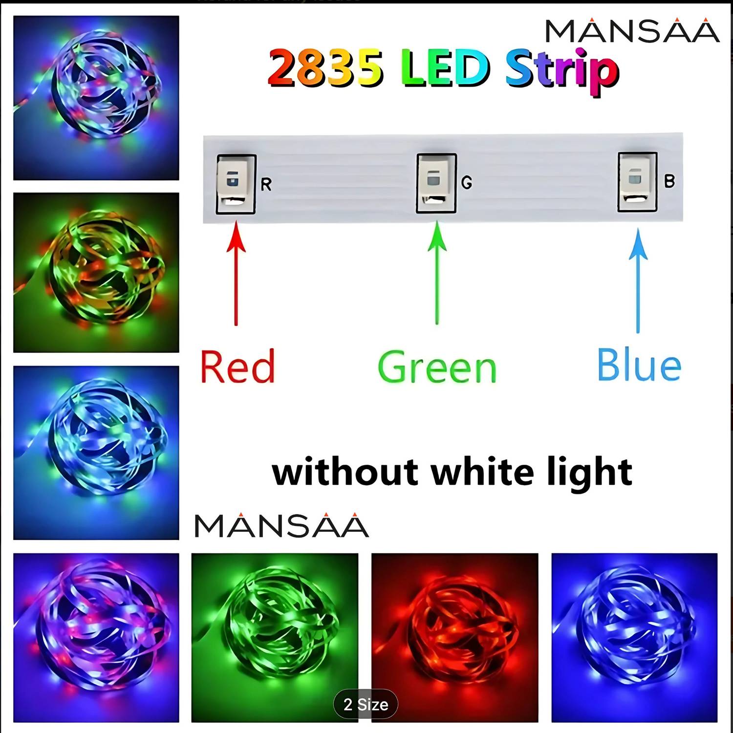 MANSAA 135 LEDs 3m Multicolor Rice Lights - Image 3