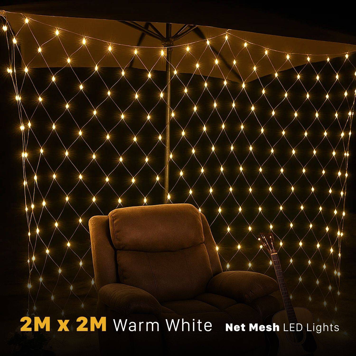 MPROW 144 LEDs 2m Yellow Rice Lights Pack of 1 - Image 5