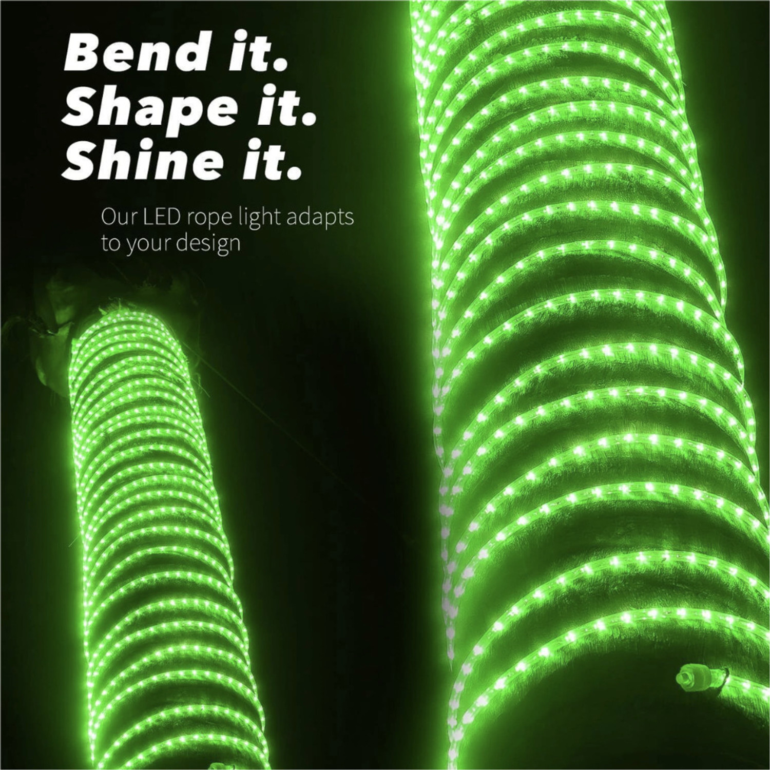Image of Peafowl Wholesale 1200 LEDs 10 m Green Steady Strip Rice Lights (Pack of 1)