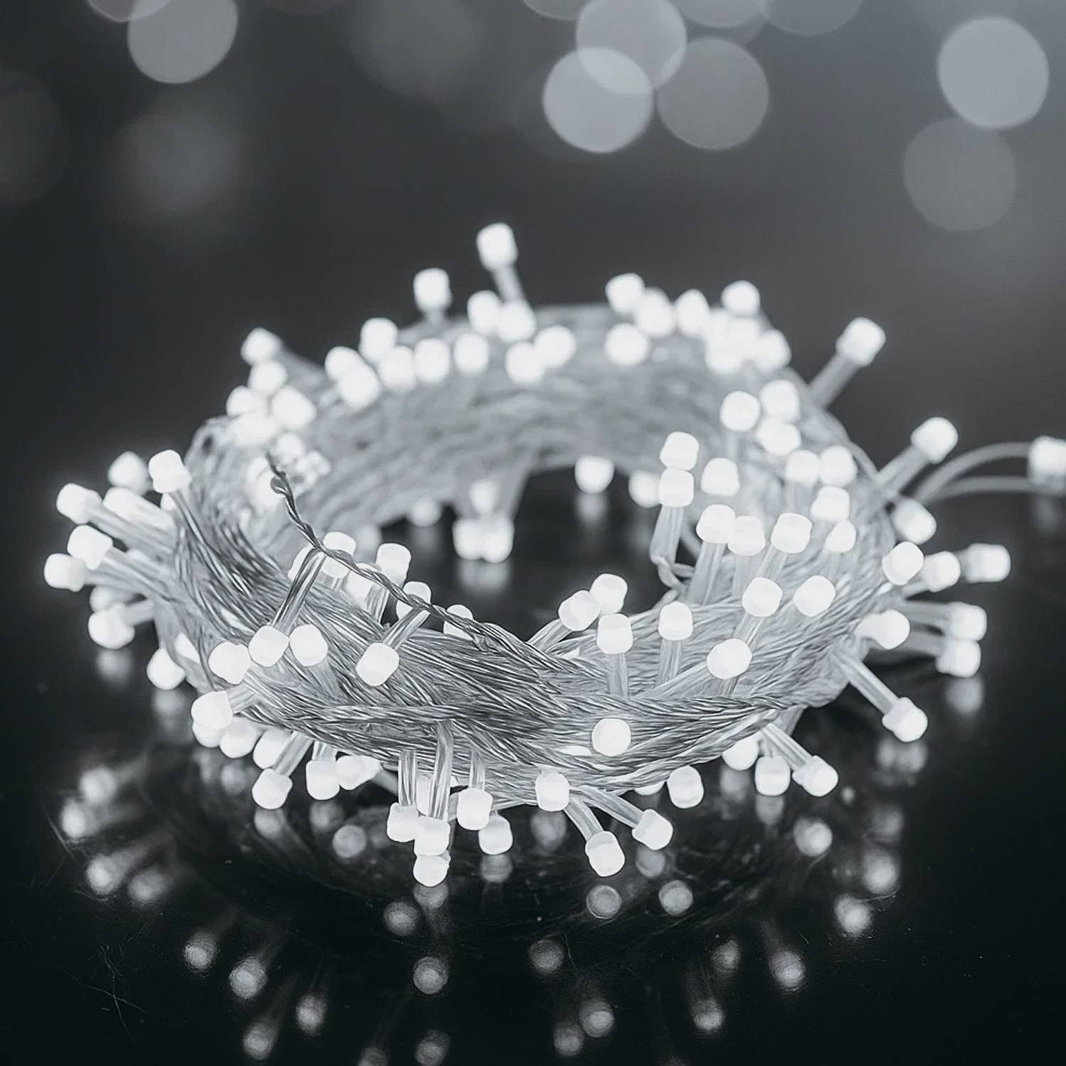 MPROW 34 LEDs 10 m White Steady String Rice Lights (Pack of 1)