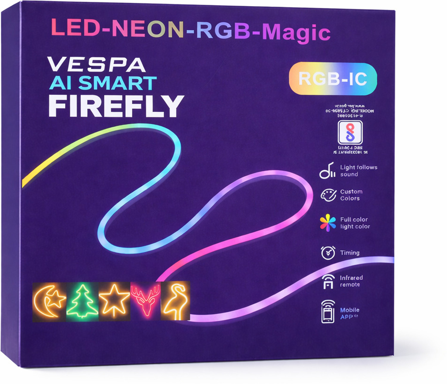 Image of AI SMART 5000 LEDs 5 m Multicolor Color Changing Strip Rice Lights