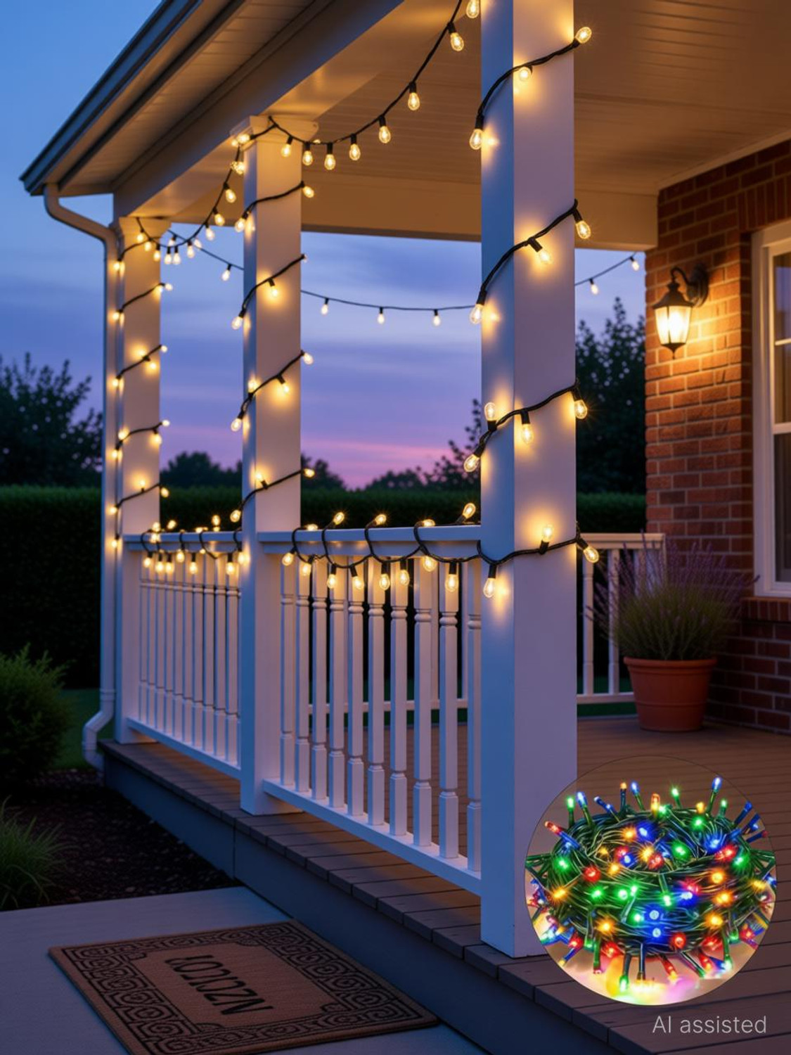 Image of FIZZYTECH 40 LEDs 11 m Multicolor Color Changing String Rice Lights